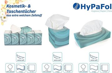 Hypafol Papiertaschentücher 4-lagig, hochweiß, 10er Pack (1000-St), Varianten-Angebot 1000-6000 Tücher