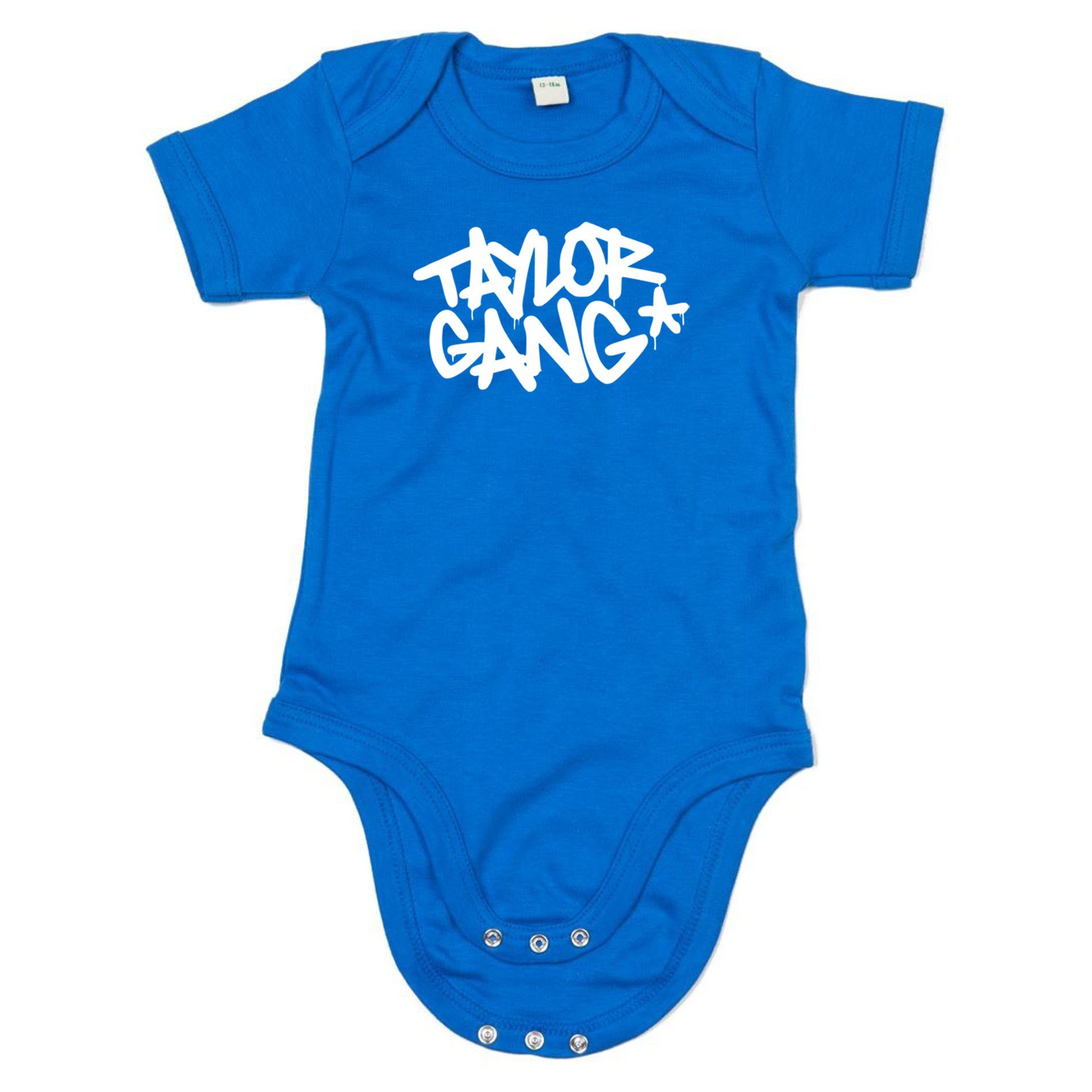 Blondie & Brownie Strampler Baby Strampler Body Shirt Taylor Gang Stern Wiz Rapper Khalifa Blau