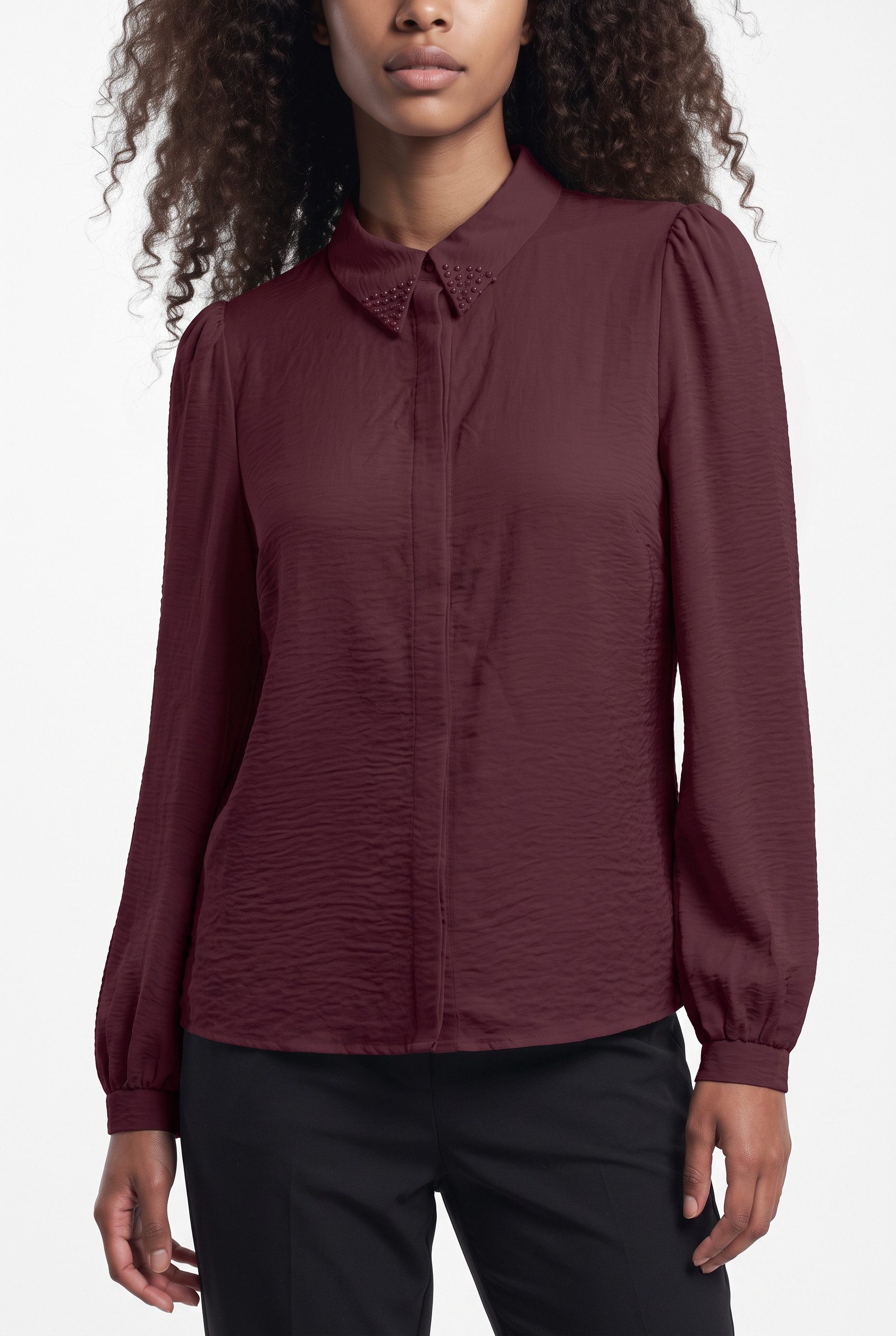 ONLY Hemdbluse ONLMETTE PEARL LS SHIRT WVN Kunstfaser, regular fit – Bild 2 von 5