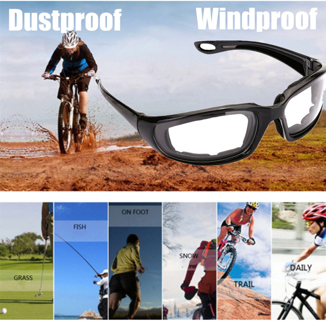 FANNOU Fahrradbrille, (3-St), Sportbrille Fahrradbrille, Windresistente Schutzbrille für den Sport