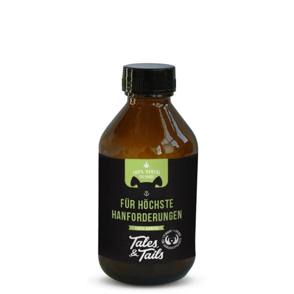 Tales & Tails Hanföl Für Höchste Hanforderungen, Ergänzungsfuttermittel für: Hunde