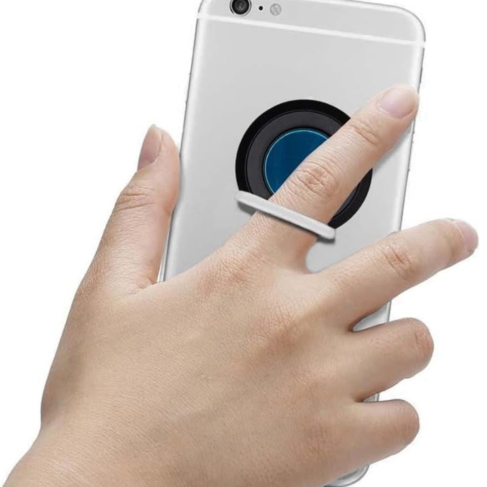 BOOD Smartphone-Halterung 360 Grad drehbarer Smartphone Fingerhalter Halter Halterung Ständer, (bis 8 Zoll, Packung, 1-tlg., Keine Montage erforderlich) – Bild 5 von 5