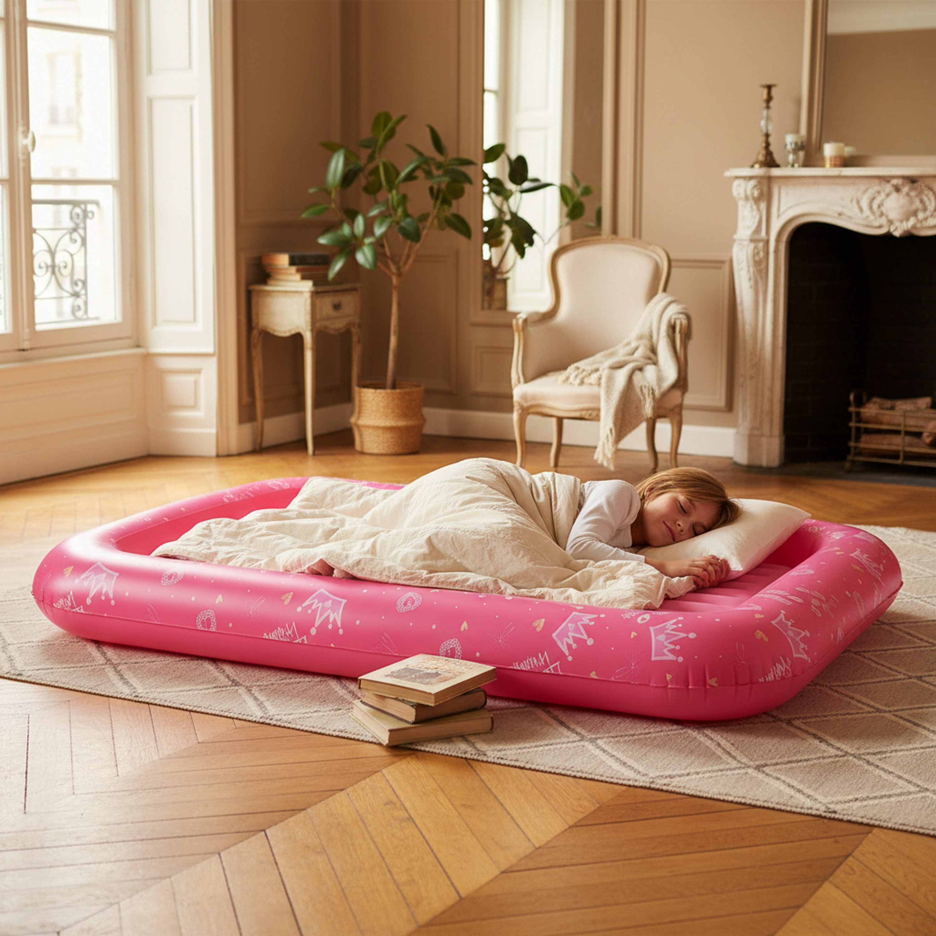 Avenli Luftbett Aufblasbares Kinderbett rosa, (Luftbett günstig online kaufen