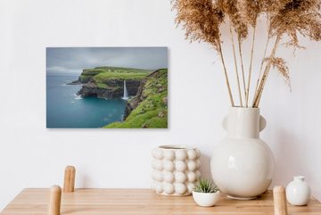 OneMillionCanvasses® Leinwandbild Färöer Inseln Island, (1 St), Wandbild Leinwandbilder, Aufhängefertig, Wanddeko, 30x20 cm