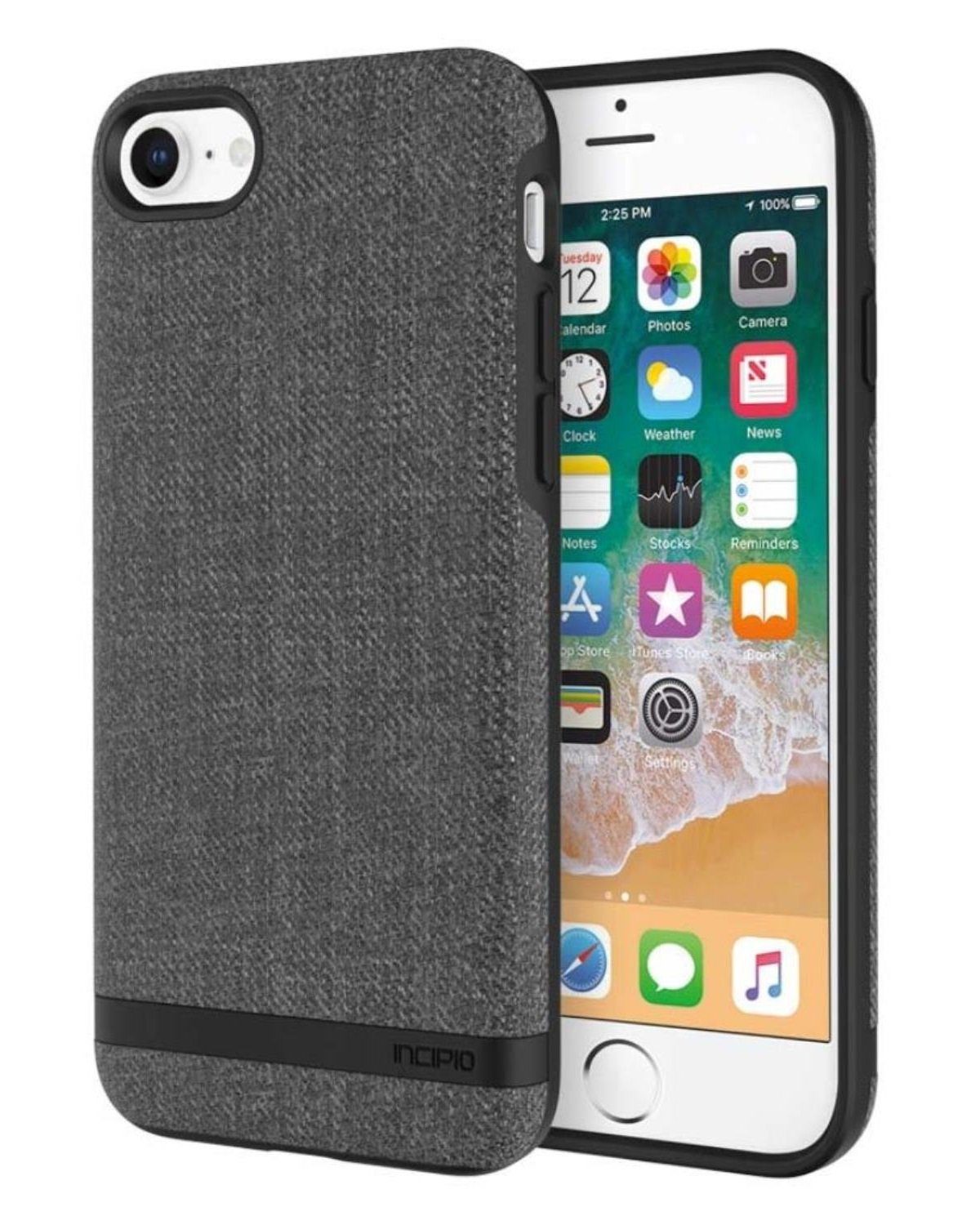 Incipio Handyhülle Esquire Cover Hard-Case Schutz-Hülle Tasche, passend für Apple iPhone 7/ 8/ SE 2020, Wireless Charging kompatibel