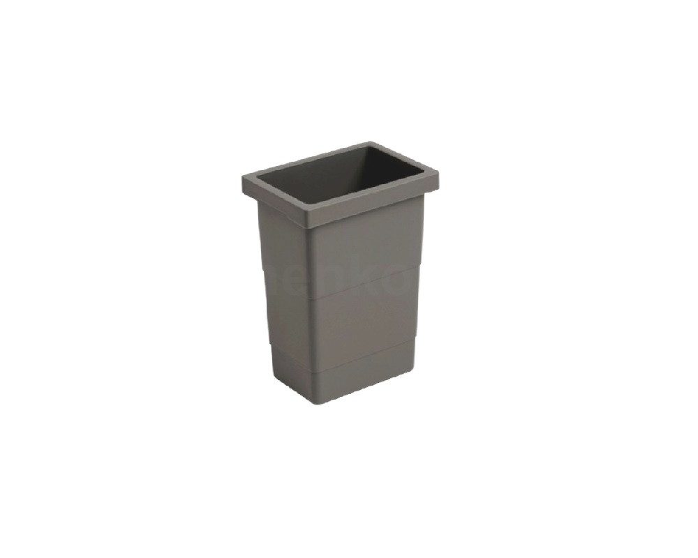 Hailo Biomülleimer 2,5 Liter Inneneimer 1129889 dunkelgrau 155 x 110 x 220 mm