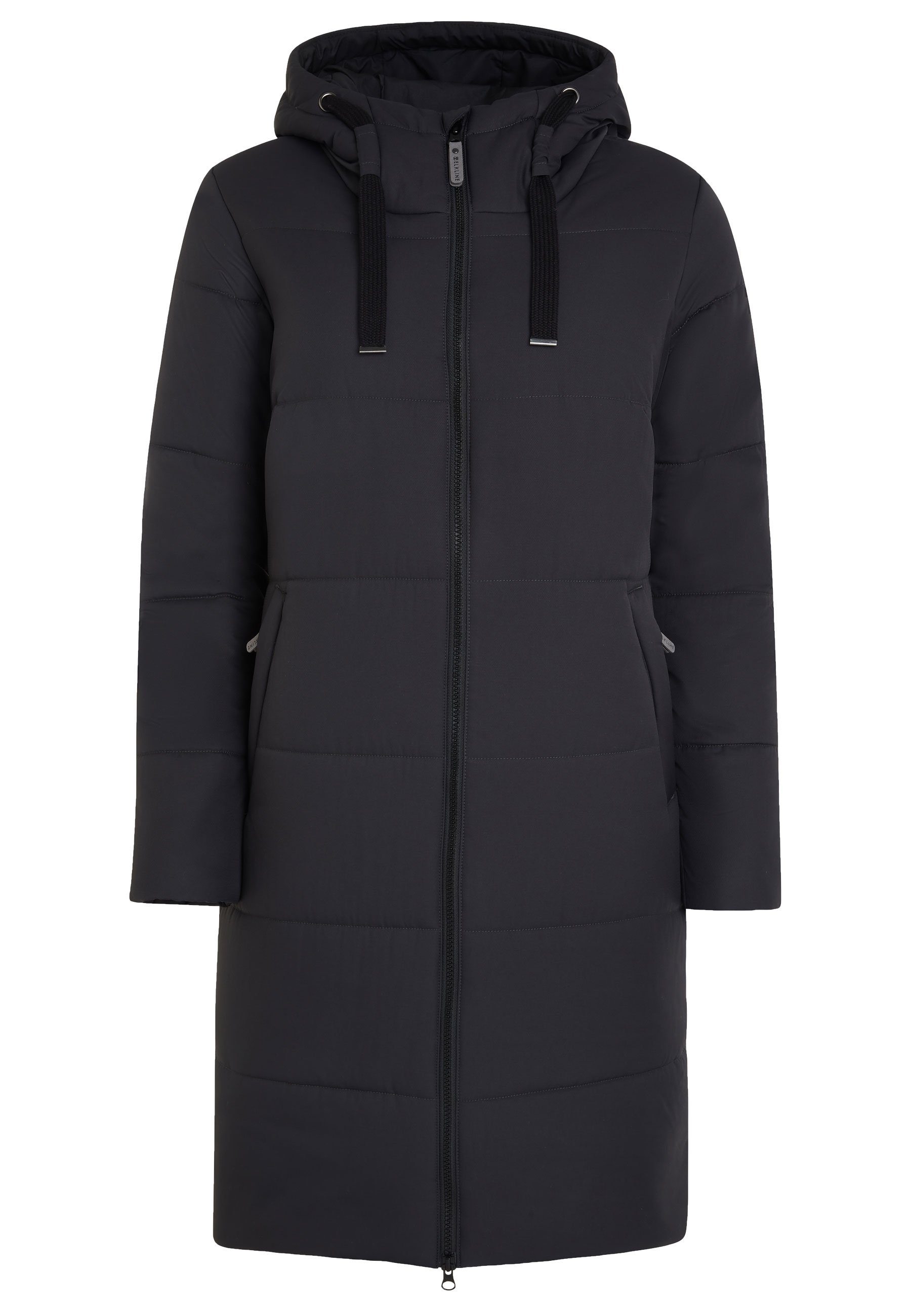Elkline Winterjacke Comfort leichter langer Mantel, 2-Wege-Reißverschluss black - black | Jacken
