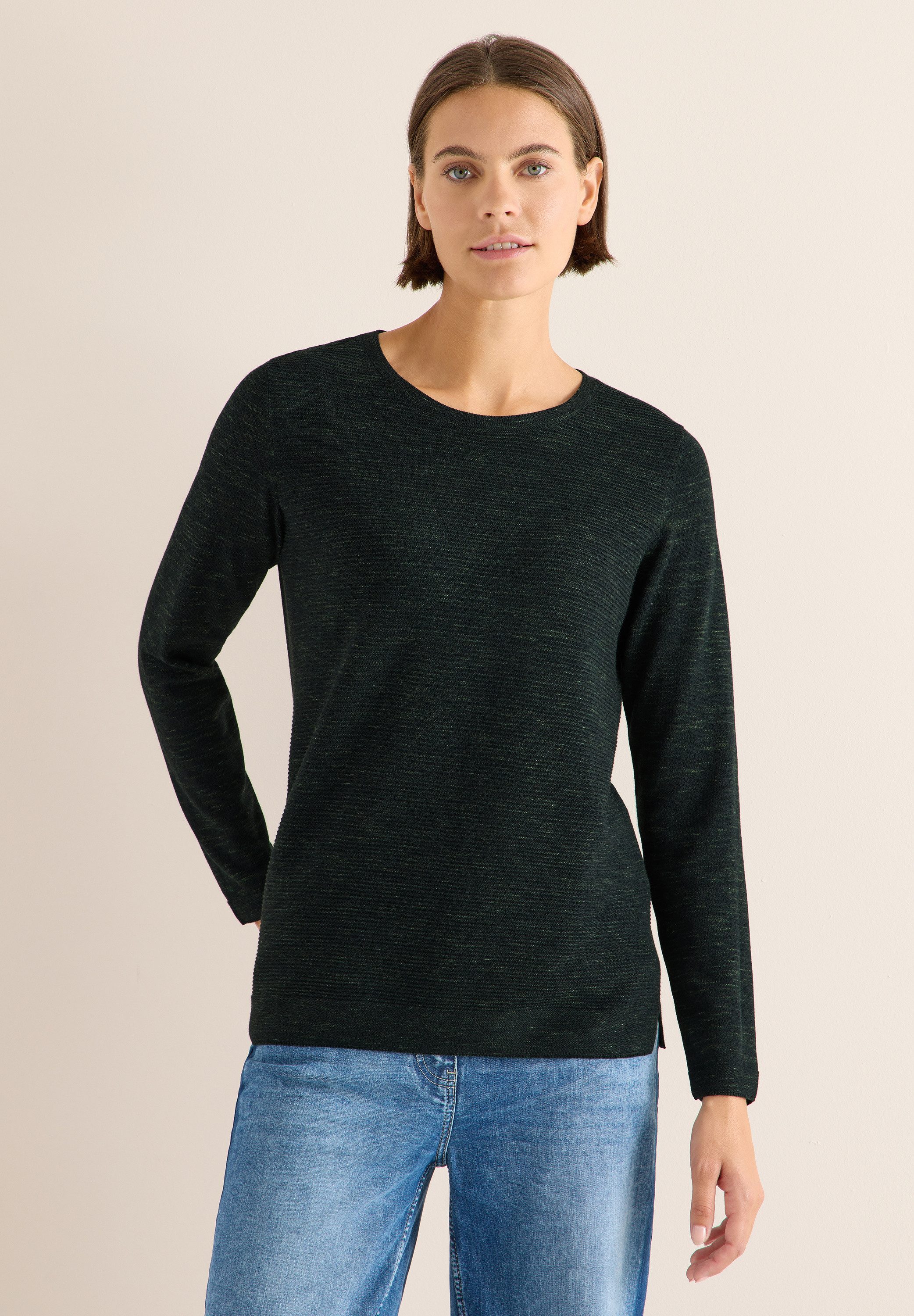 CECIL Strickpullover mit Rundhalsausschnitt günstig online kaufen
