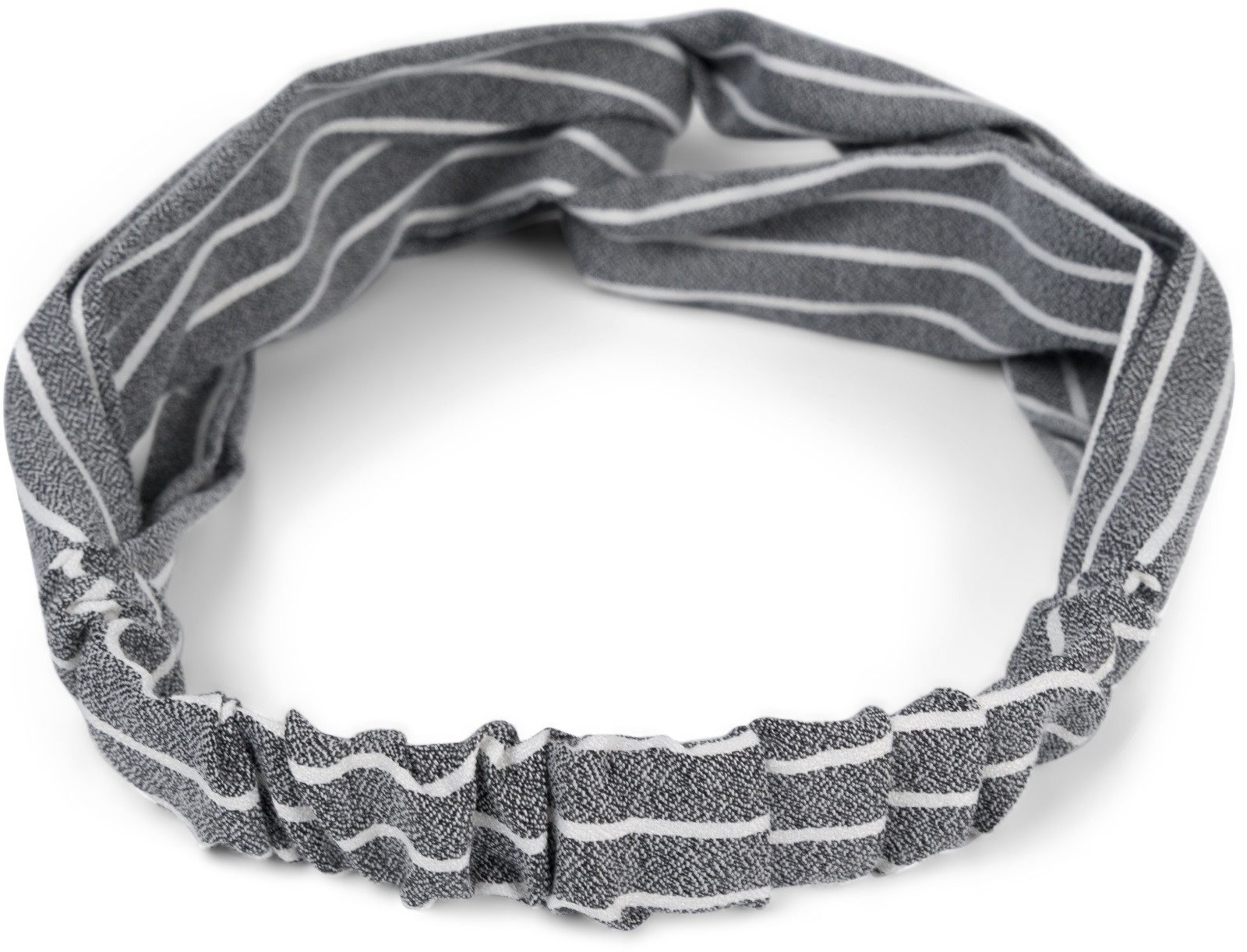 styleBREAKER Haarband, 1-tlg., Haarband mit Streifen Muster und Twist Knoten