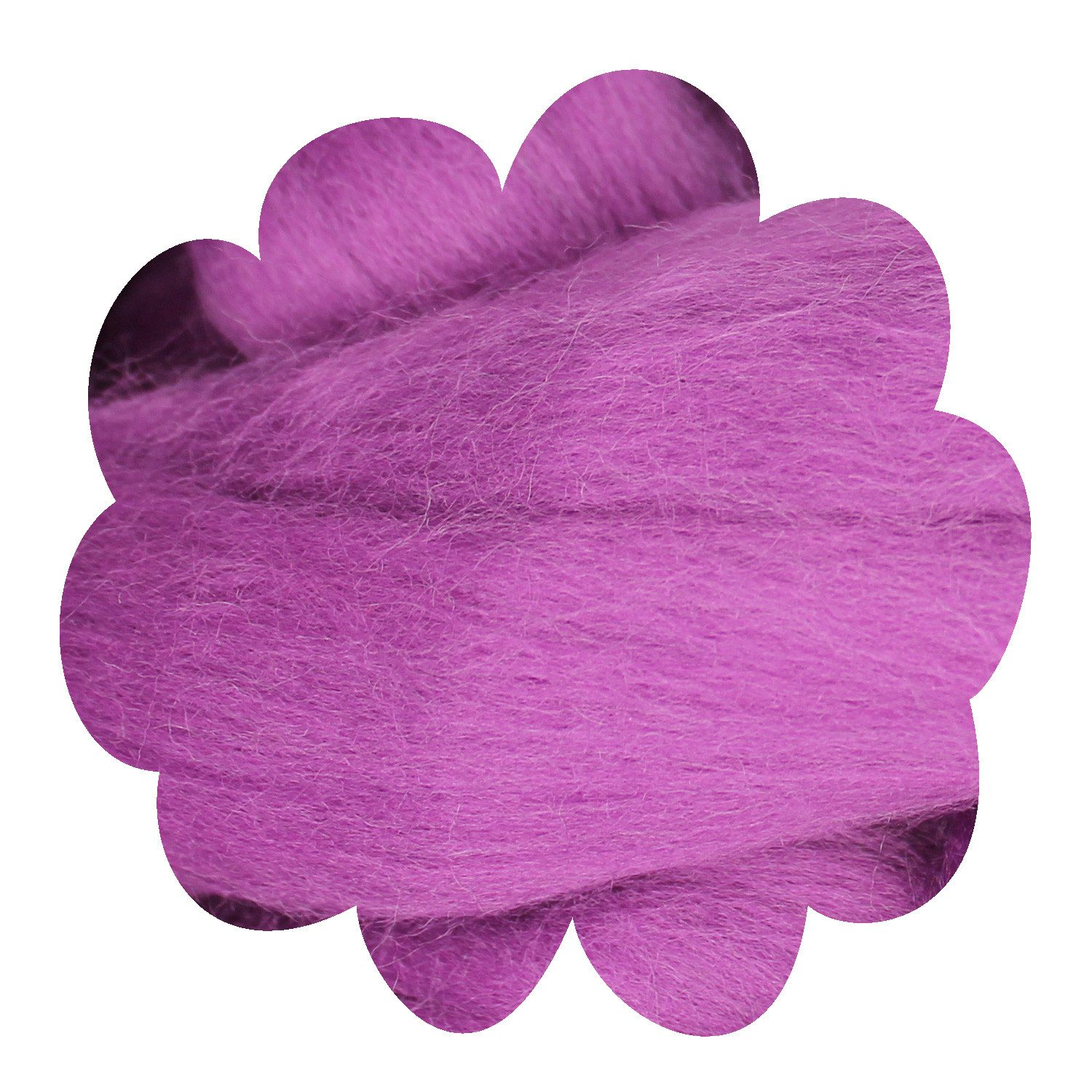 theofeel Filzwolle Märchenwolle Bastelwolle Nassfilzen Trockenfilzen Farbwahl Bastelgarn, (25g Kammzug Merinowolle, Wolle zum filzen, Spinnwolle, Spinnfasern, Nadelfilzen), 100% Wolle (Deutsche Merinowolle)