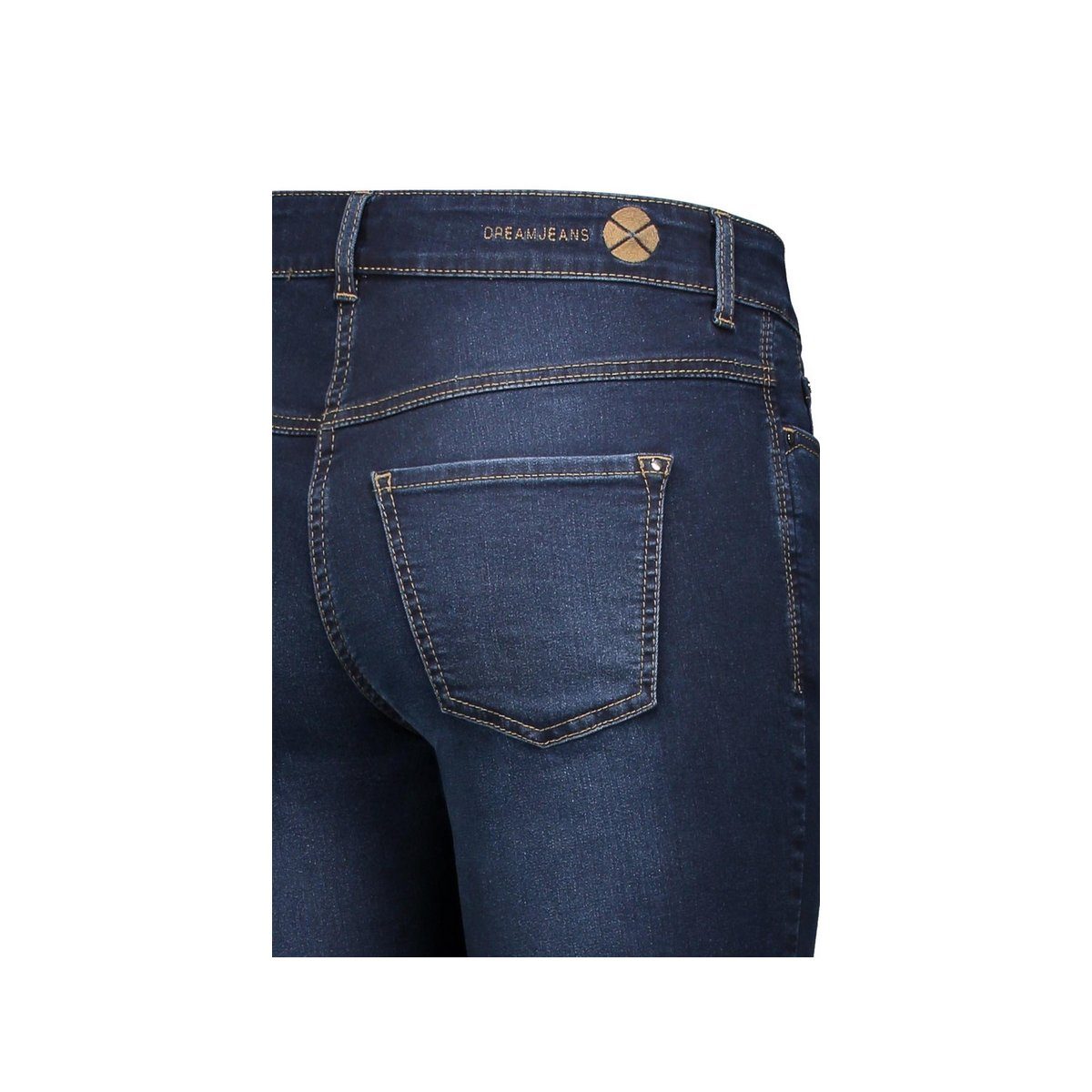 dunkel-blau (1-tlg) MAC 5-Pocket-Jeans