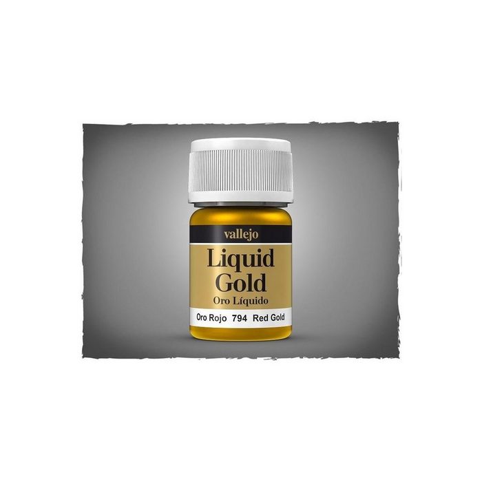 Vallejo Acrylfarbe VAL-70.794 - Flüssigmetall - Red Gold 35 ml