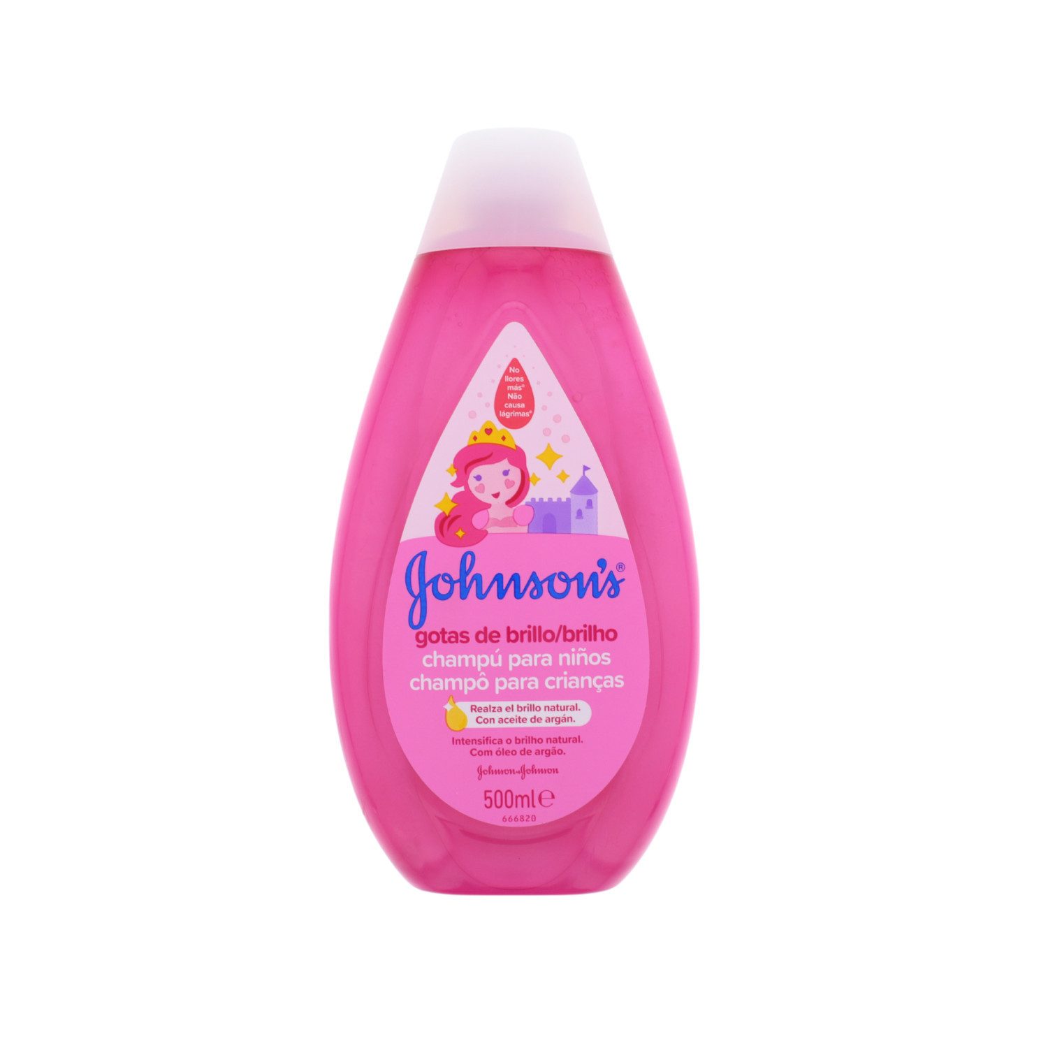 johnson's Hautcreme Johnson's Kinder Shampoo 500ml Glanzshampoo mit Arganöl für Kinder