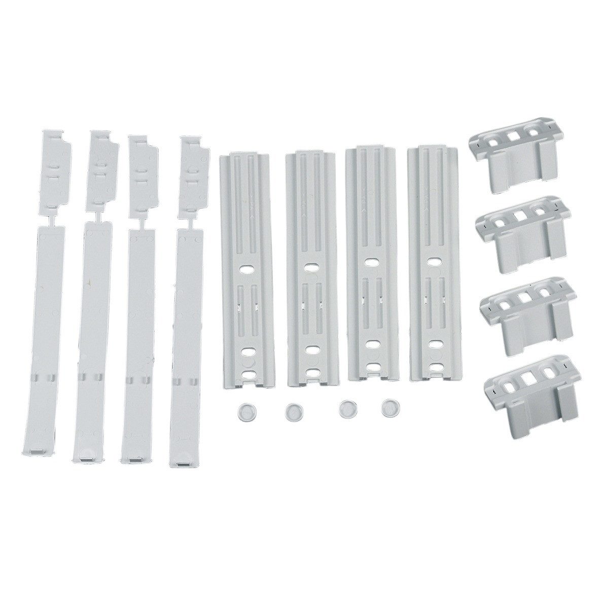 easyPART Montagezubehör Kühlschrank wie CDA 481231019131 4er SET Scharnier Schlepptür, Kühlschrank / Gefrierschrank