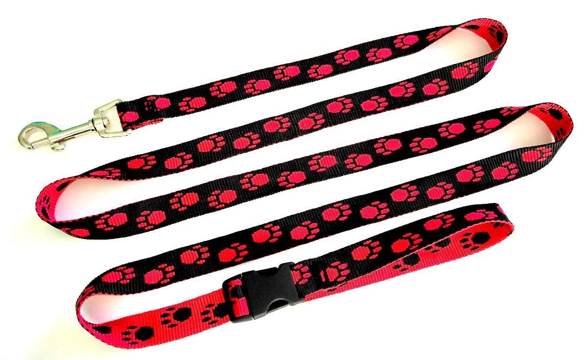 PaulZdrada Hundeleine Hundeleine Schleppleine für Hunde - Laufleine Pfoten, Premium Material ISO.DE Trusted Shops