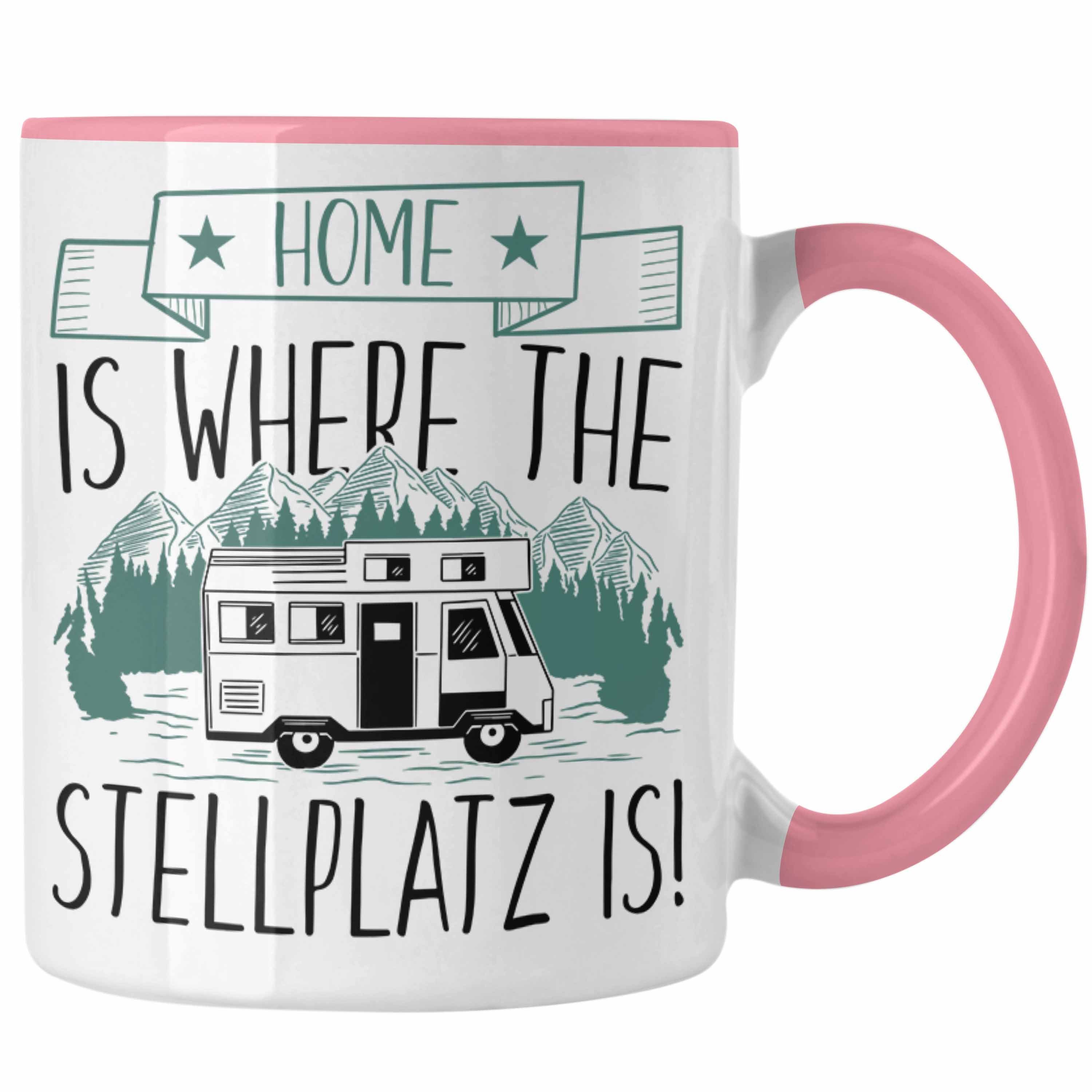 Geschenkidee - Is Wohnmobilfahrer Stellplatz Geschenk Trendation Home The Camper Wohnmobil Trendation Is Rosa Where Tasse Tasse Lustig