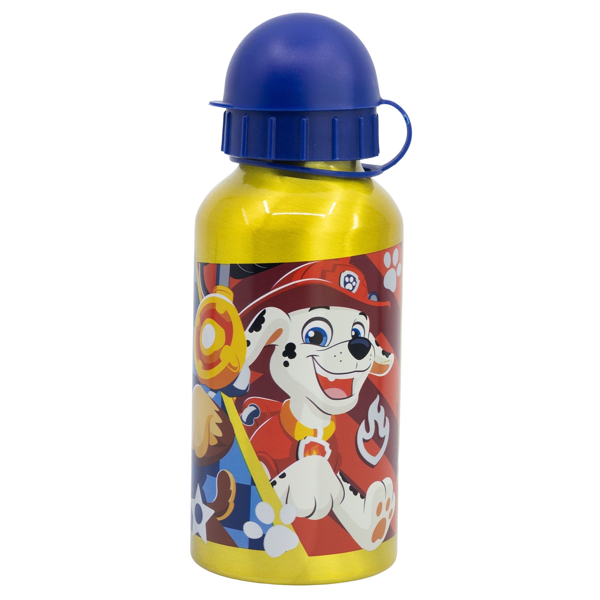 PAW PATROL Lunchbox Paw Patrol Chase 2 tlg Kinder Set Brotdose Alu Trinkflasche 400 ml, (Spar-Set, 2-tlg., Spar-Set)