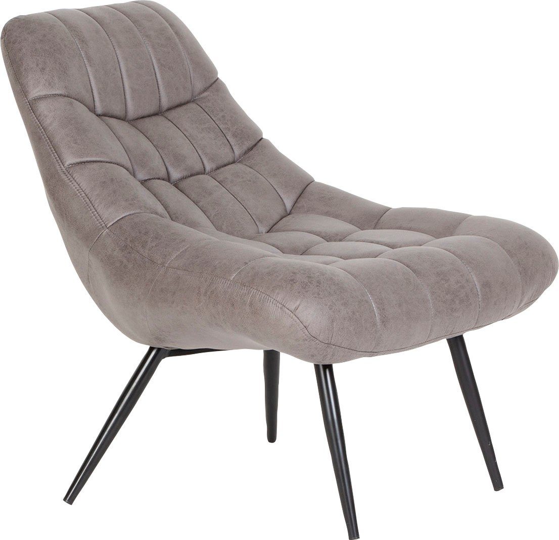 SalesFever Relaxsessel Komfortabler Sessel zum Entspannen, XXL-Sitzfläche mit üppiger Steppung