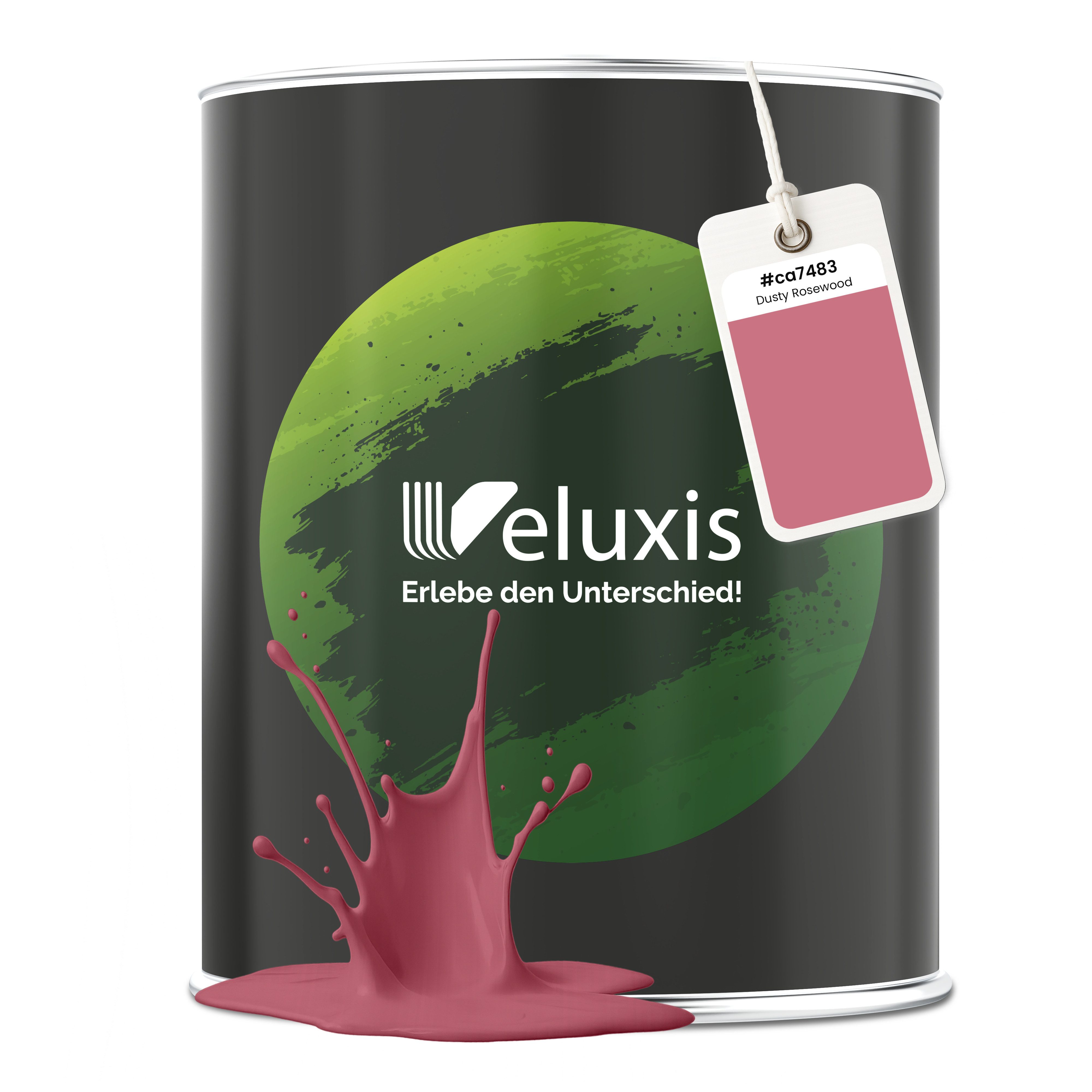 Veluxis Wandfarbe Veluxis® Edle Wandfarbe, für den Innenraum - Deckkraft-Klasse 1, Streifenfrei & tropfarm