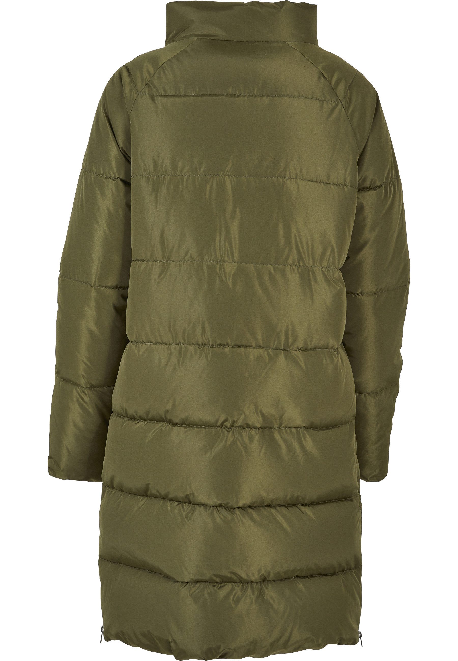 URBAN CLASSICS Winterjacke Urban Classics Damen Ladies High Neck Puffer Coat (1-St)