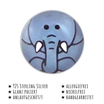 Monkimau Paar Ohrstecker Elefanten Ohrringe 925 Silber Kinder Ohrstecker (Packung)