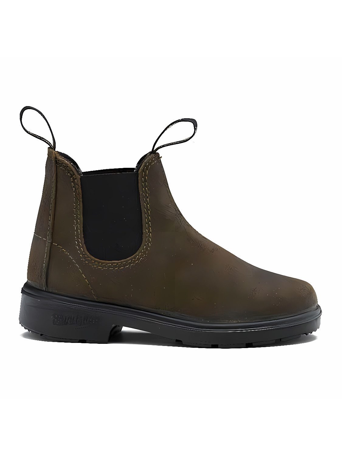 Blundstone #2496 Dark Olive Waxed Suede (Kids) Stiefel