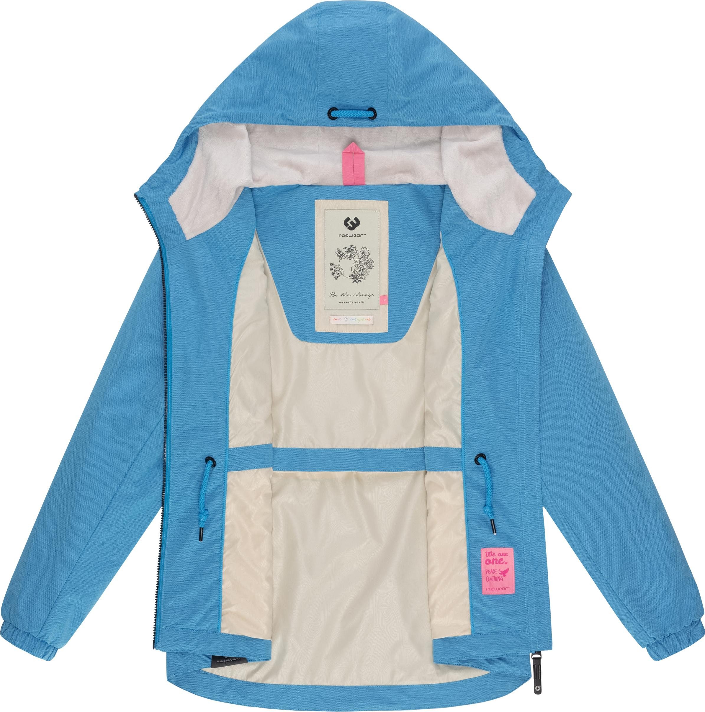 Ragwear Outdoorjacke Dankka Tech Stylische Damen Übergangsjacke aus wasserdichtem Material