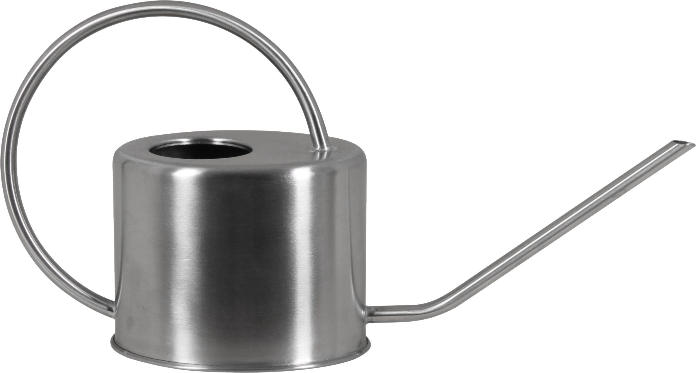 Gießkanne Edelstahl Gießkanne silber matt lackiert