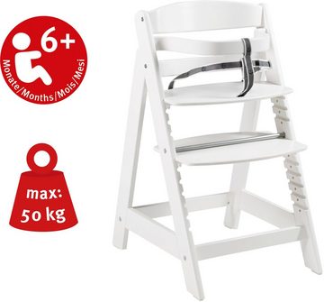 roba® Hochstuhl Treppenhochstuhl Sit Up Click, weiß, aus Holz