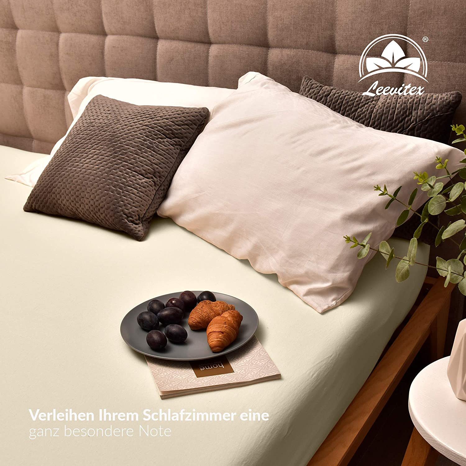 leevitex® Spannbettlaken Spannbettlaken Boxspringbett & Wasserbett Spannbet günstig online kaufen