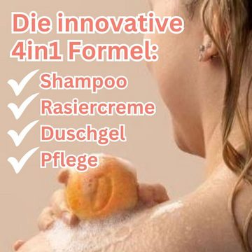 Duschkind Festes Haarshampoo Duschkind festes Shampoo Granatapfel für trockenes Haar