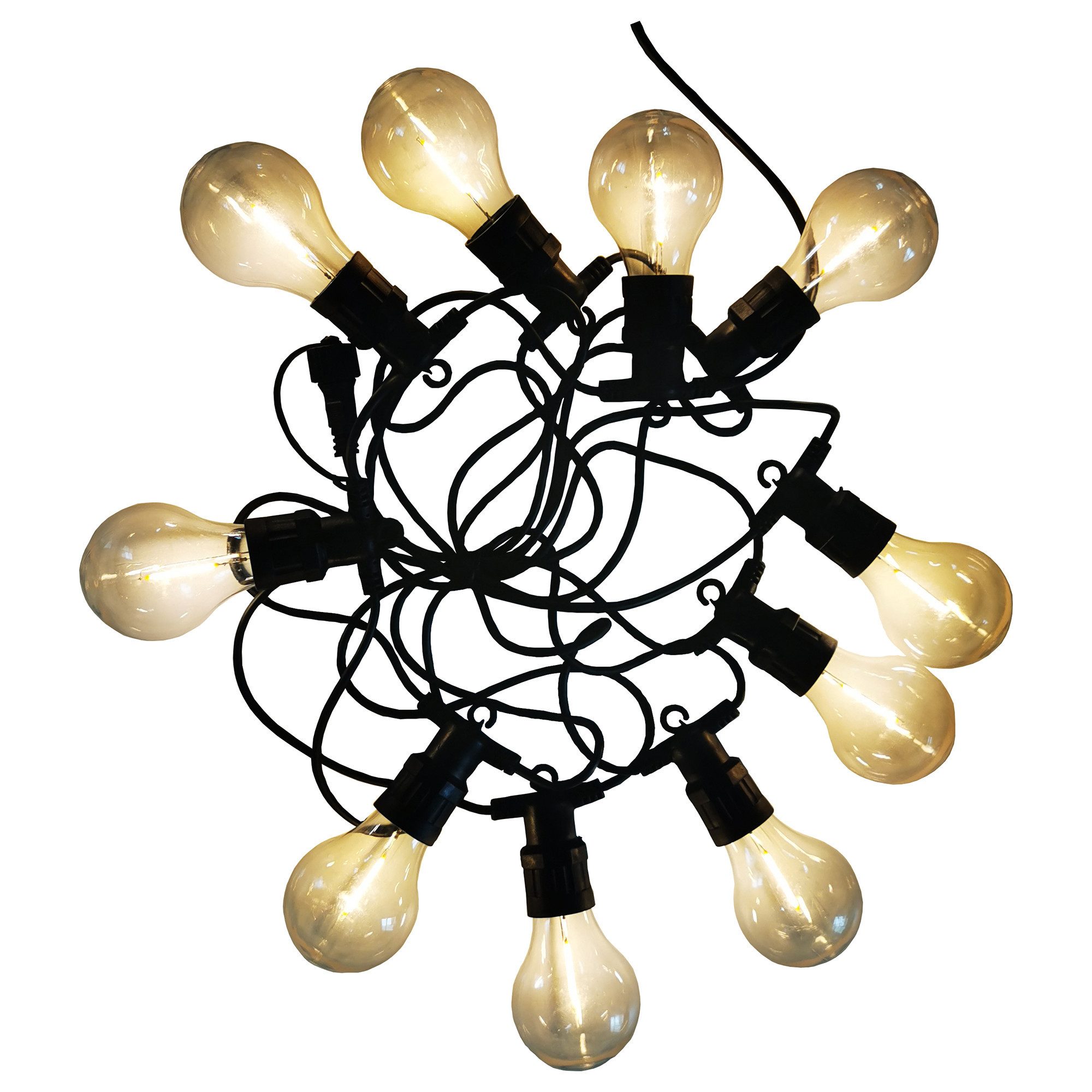 essentials Smart Home Solutions LED-Lichterkette 10m, 5m Zuleitung und 5m Лампы, verlängerbar
