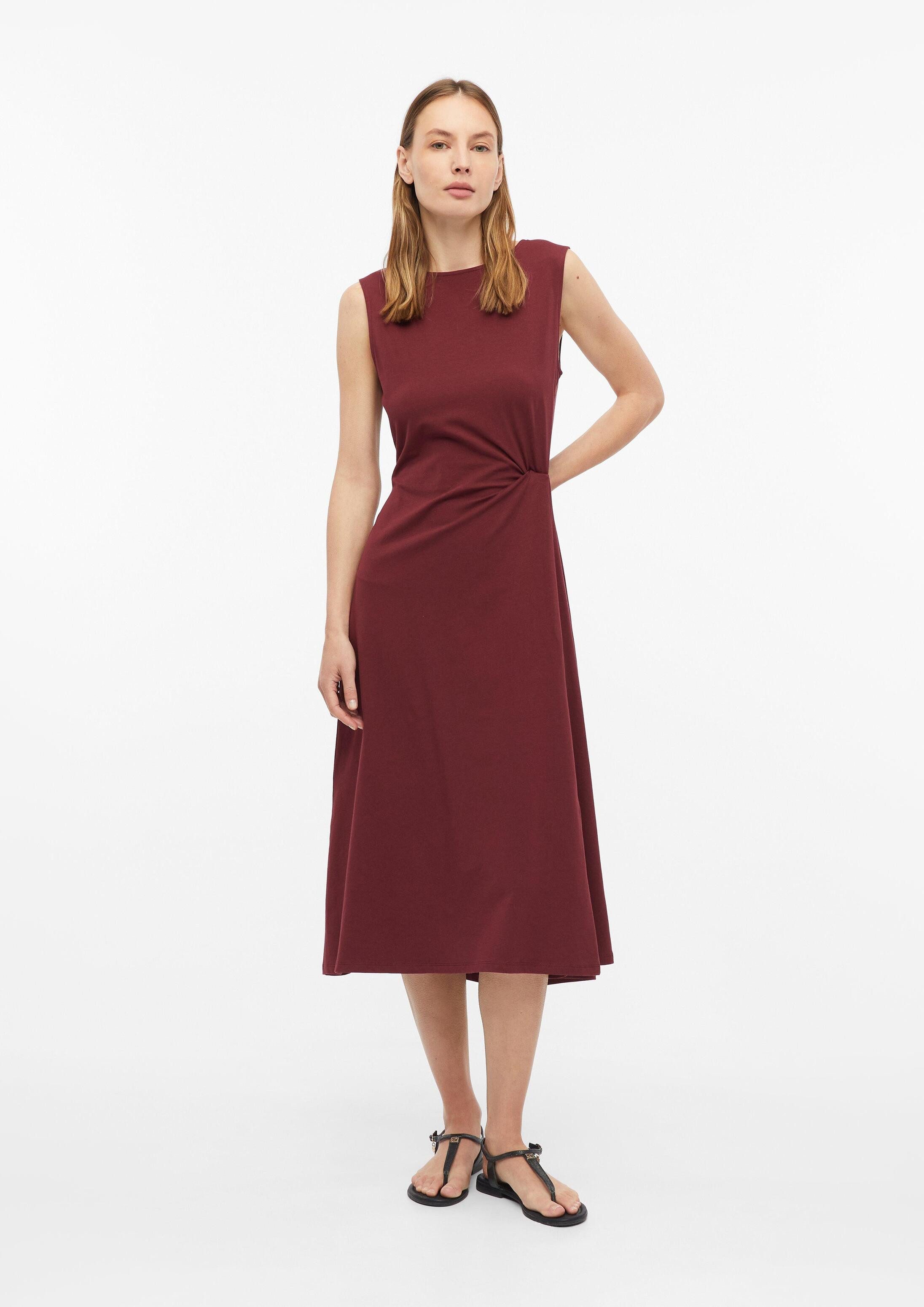 s.Oliver Midikleid Kleid Midikleid mit Taillendrapierung