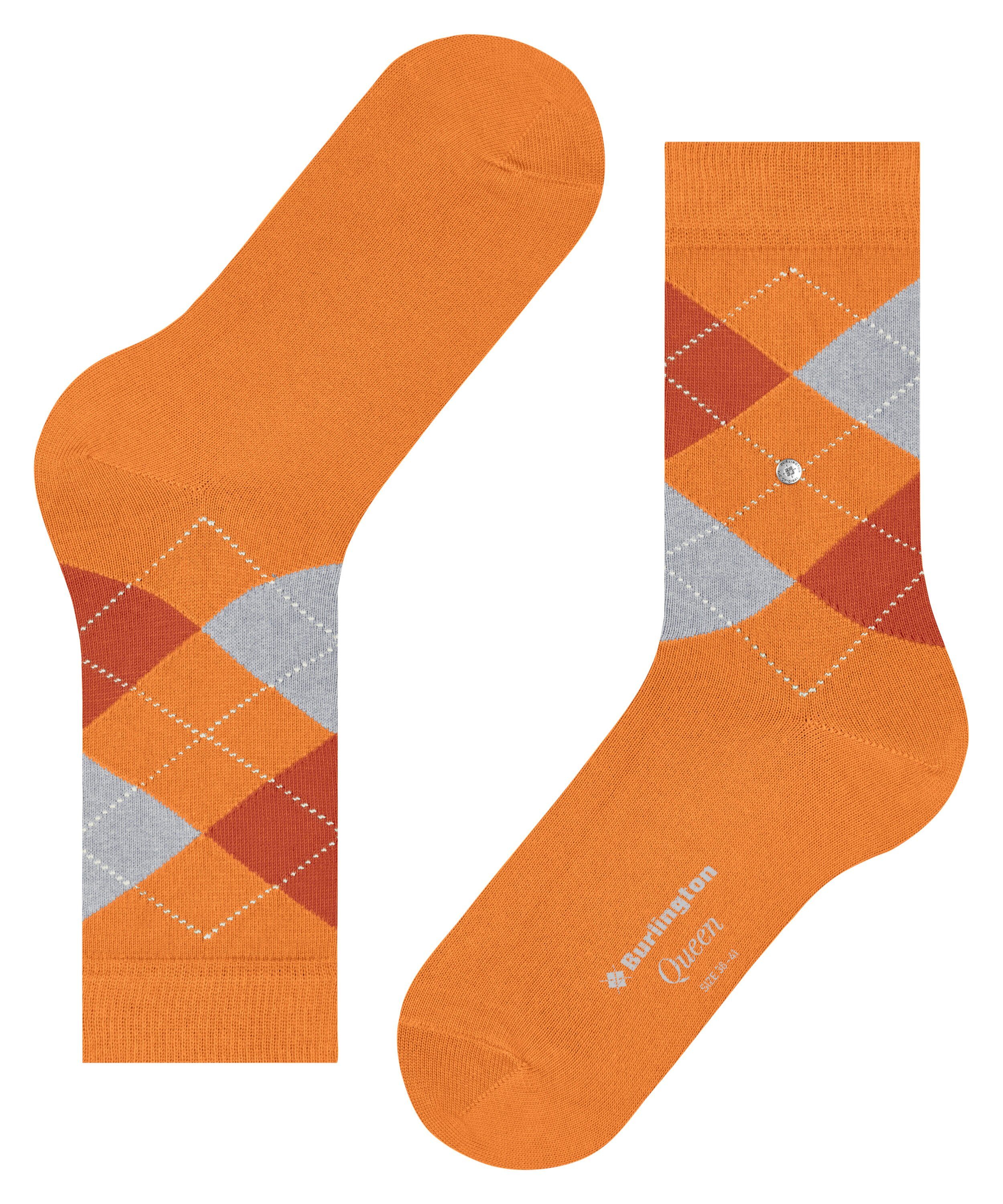 (8464) Queen Socken (1-Paar) mandarin Burlington