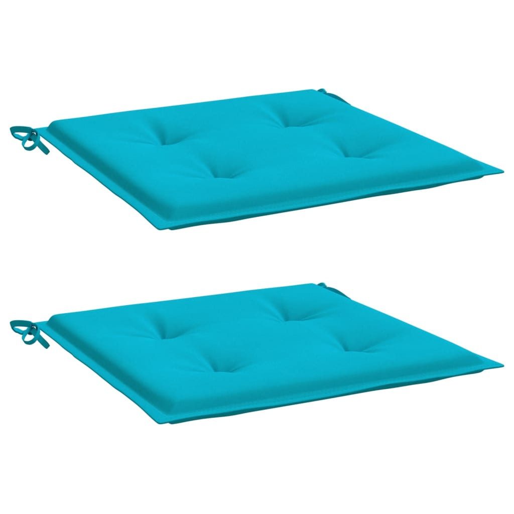 vidaXL Sitzauflage Gartenstuhl-Kissen 2 Stk. Türkis günstig online kaufen
