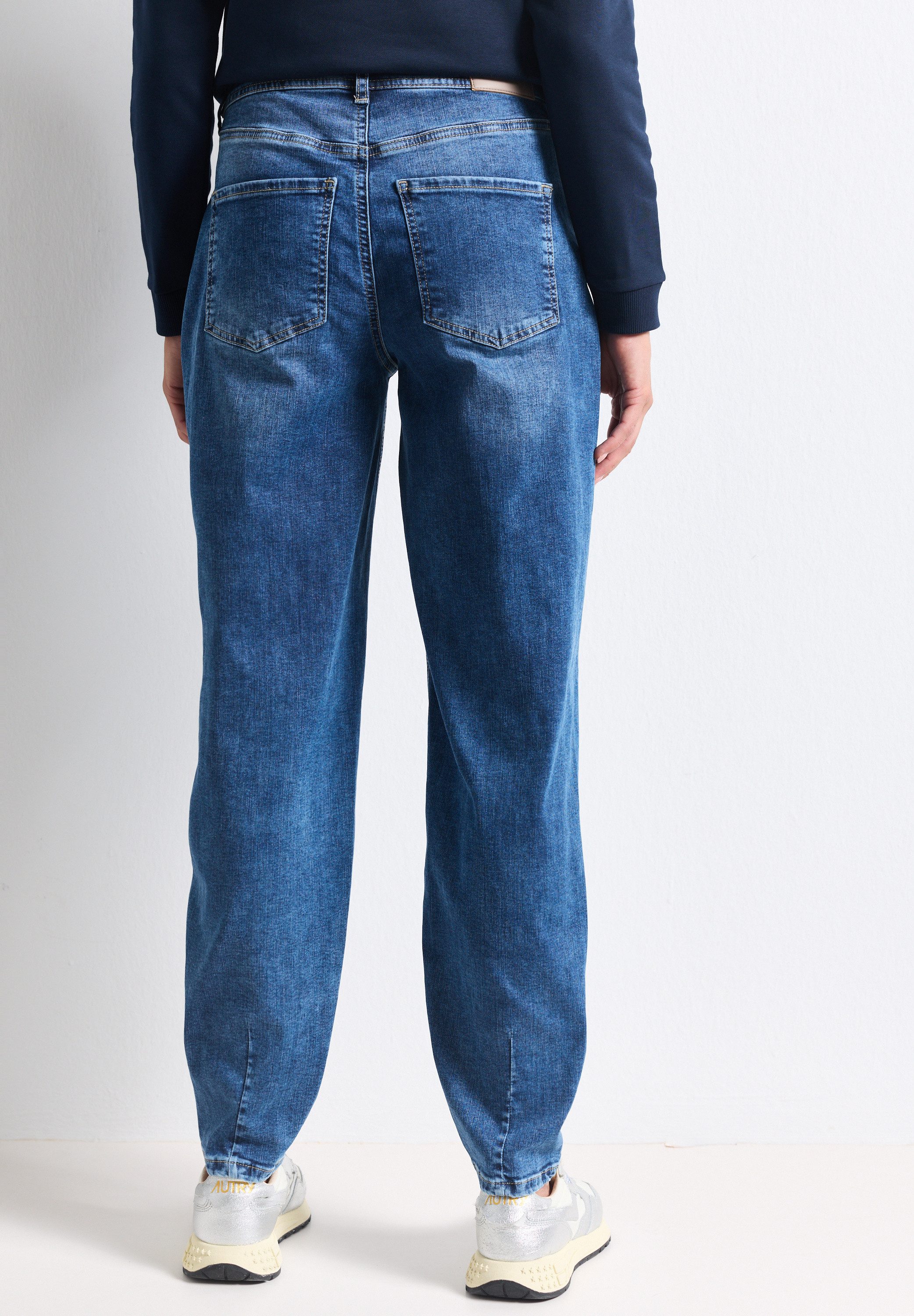 STREET ONE Loose-fit-Jeans High Waist
