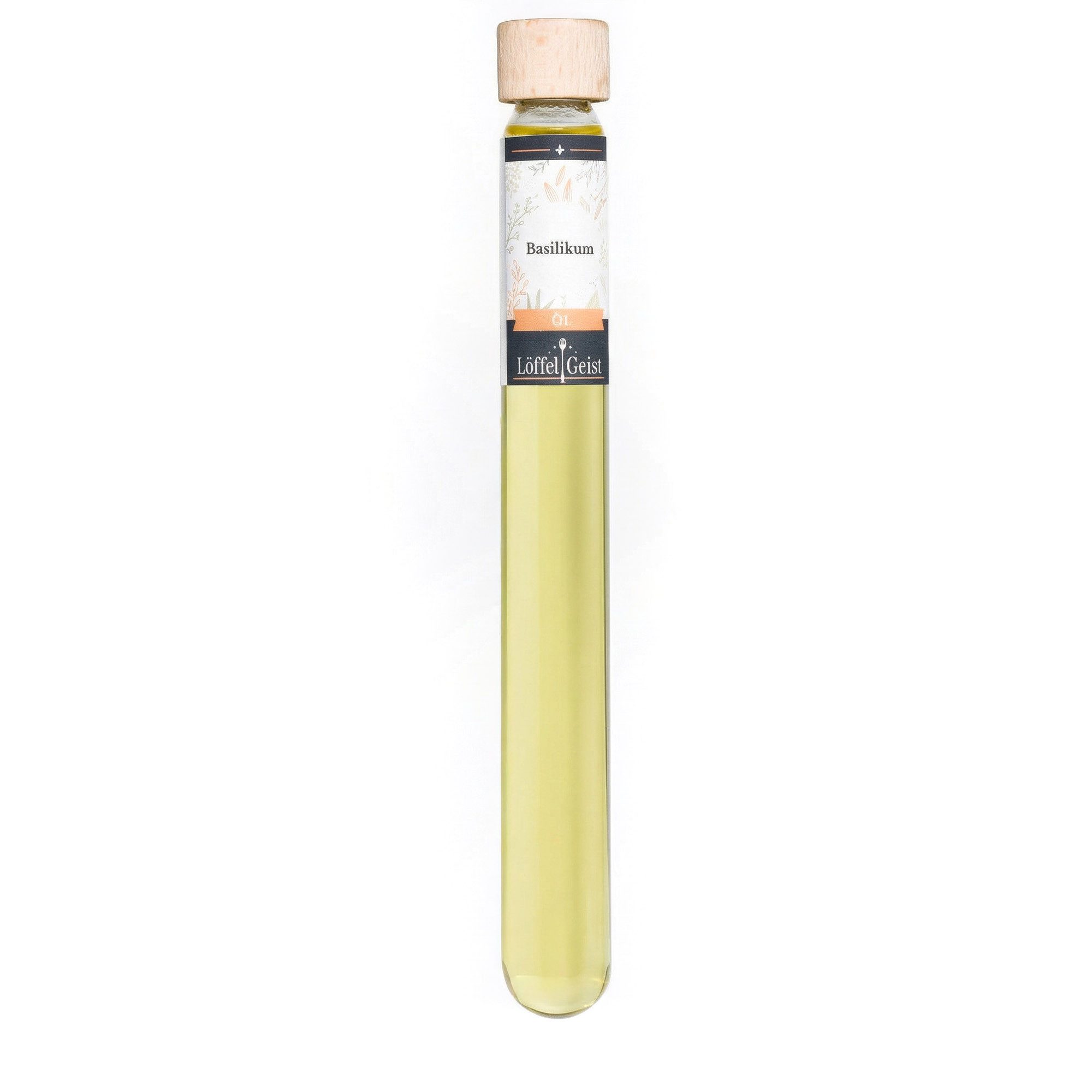 Löffelgeist Speiseöl Basilikum Öl (50ml im praktischen Dosierglas)