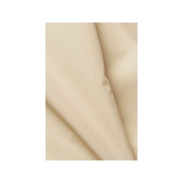 Esprit Wollmantel beige passform textil (1-tlg)