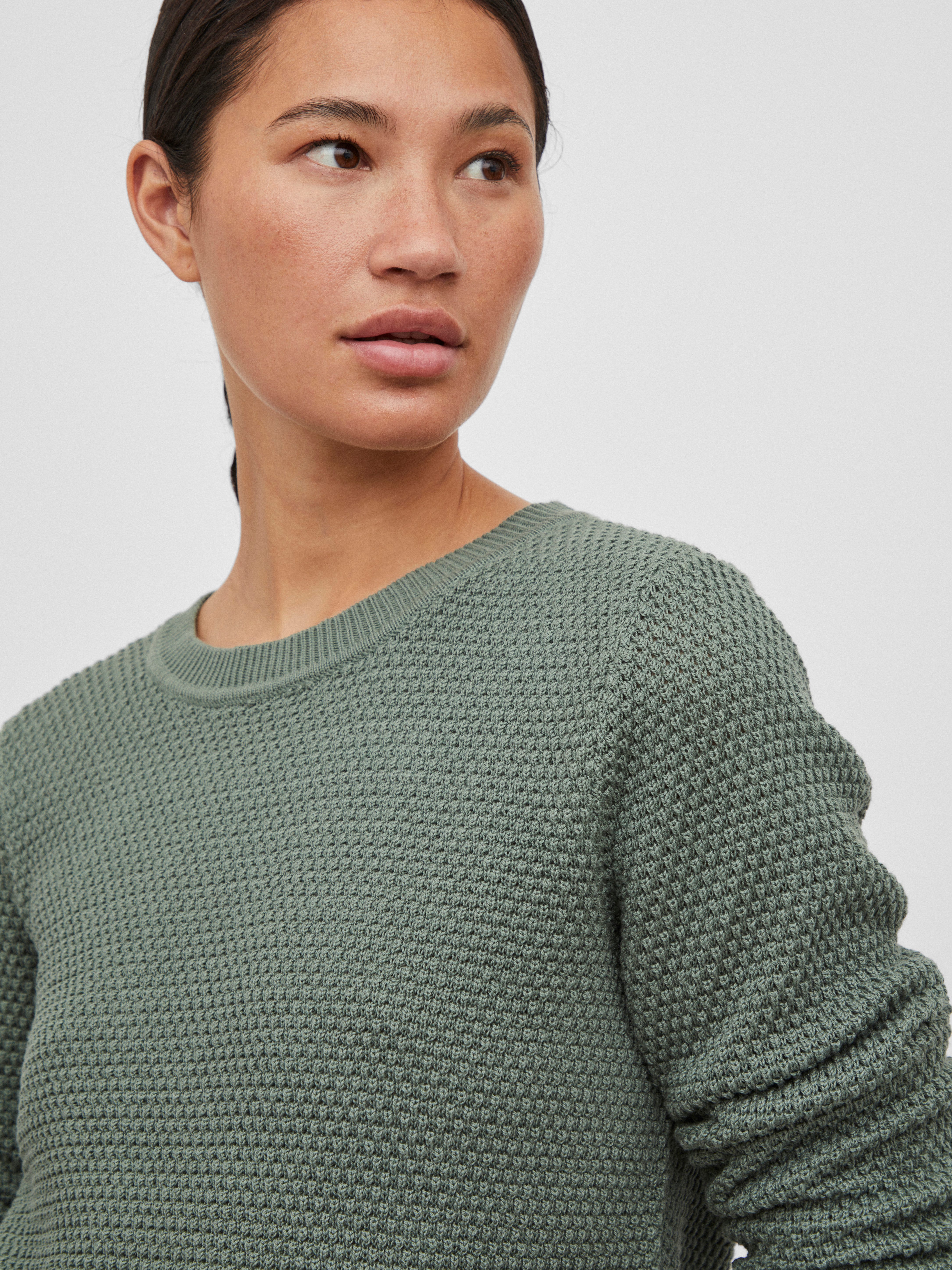 Vila Rundhalspullover VIDALO O-NECK L/S KNIT günstig online kaufen