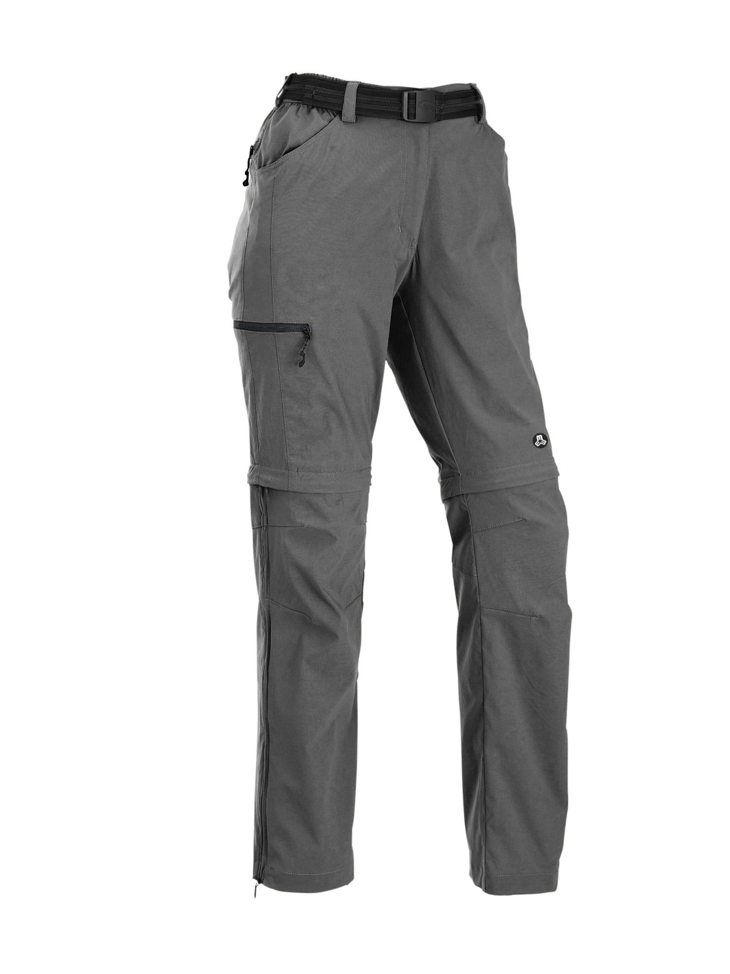 Maul Bundfaltenhose Montreal II - T-Zipp off Hose DARK GREY