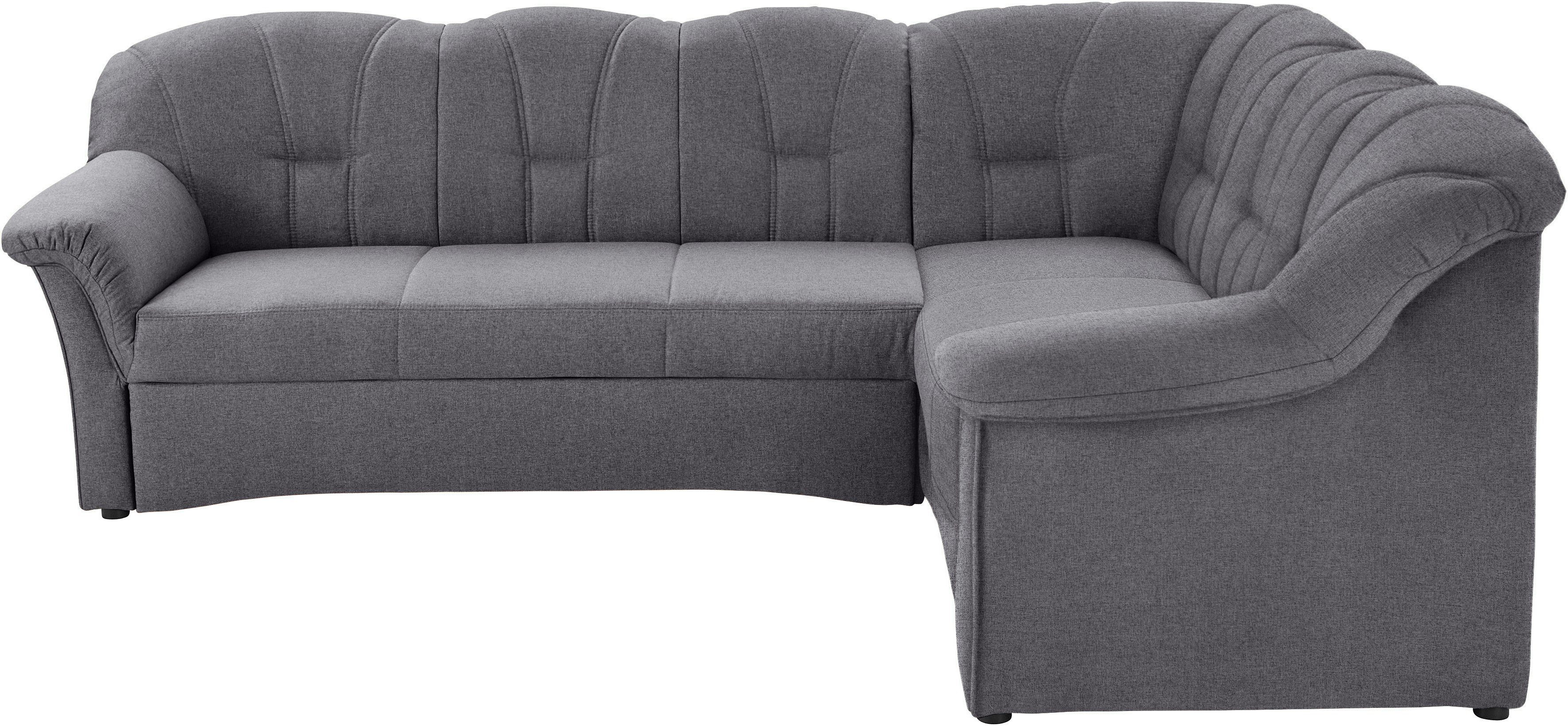 DOMO collection Ecksofa "Amora, bequem und zeitlos, L-Form", mit Federkern günstig online kaufen
