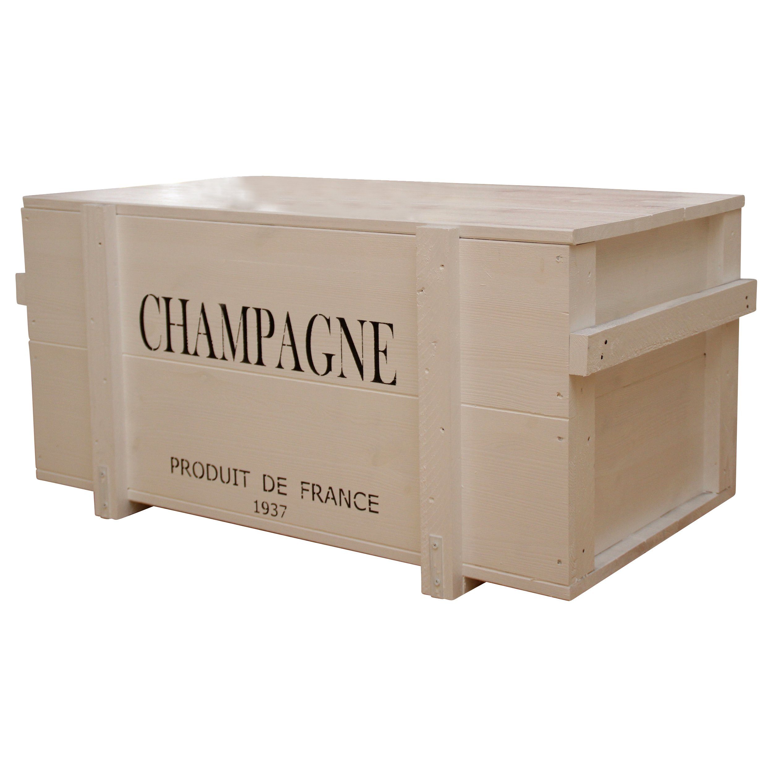 Uncle Joe´s Truhentisch Verarbeitung hochwertiger mit Champagne