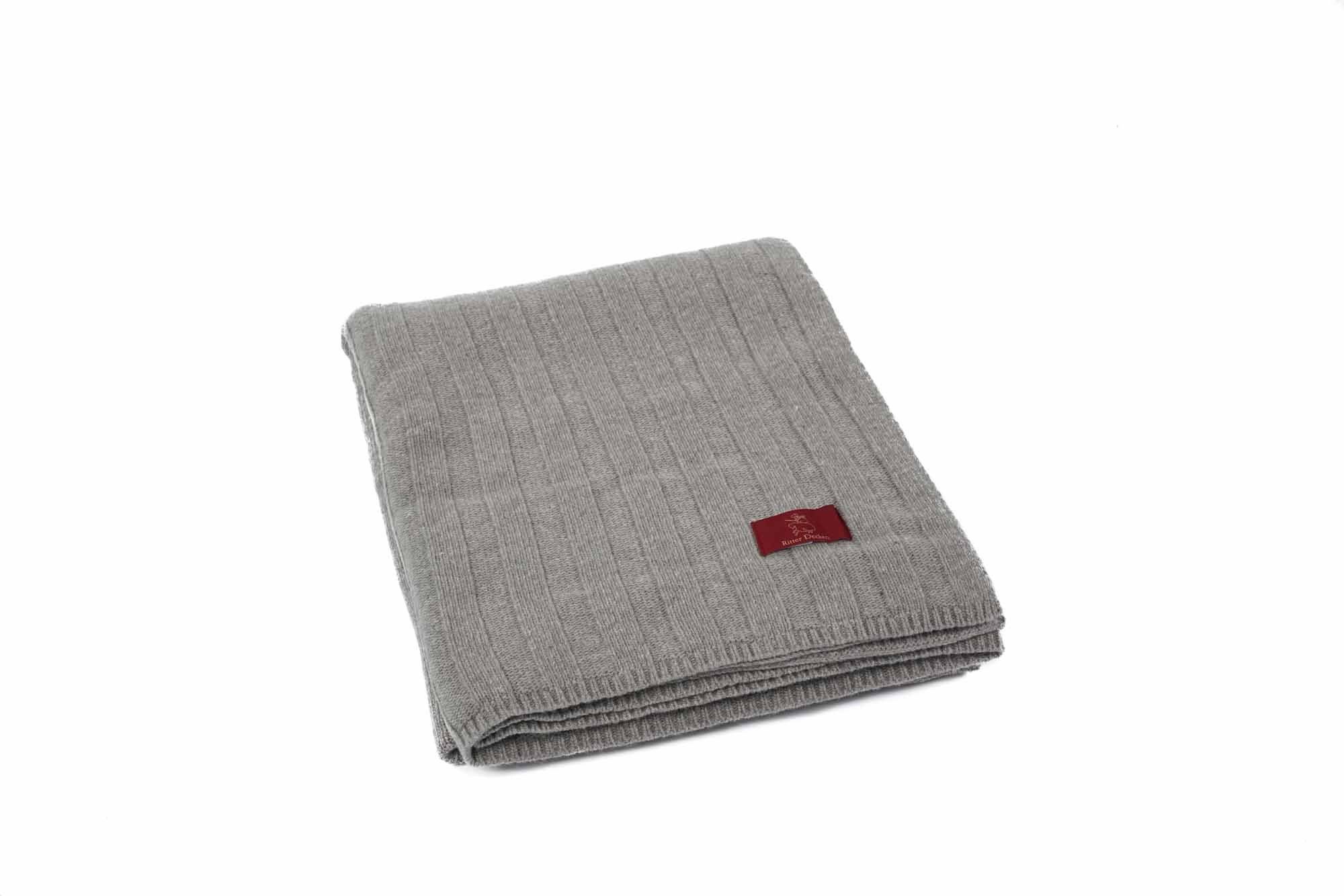 Wohndecke Estoril Strickdecke aus Schurwolle, Ritter Decken
