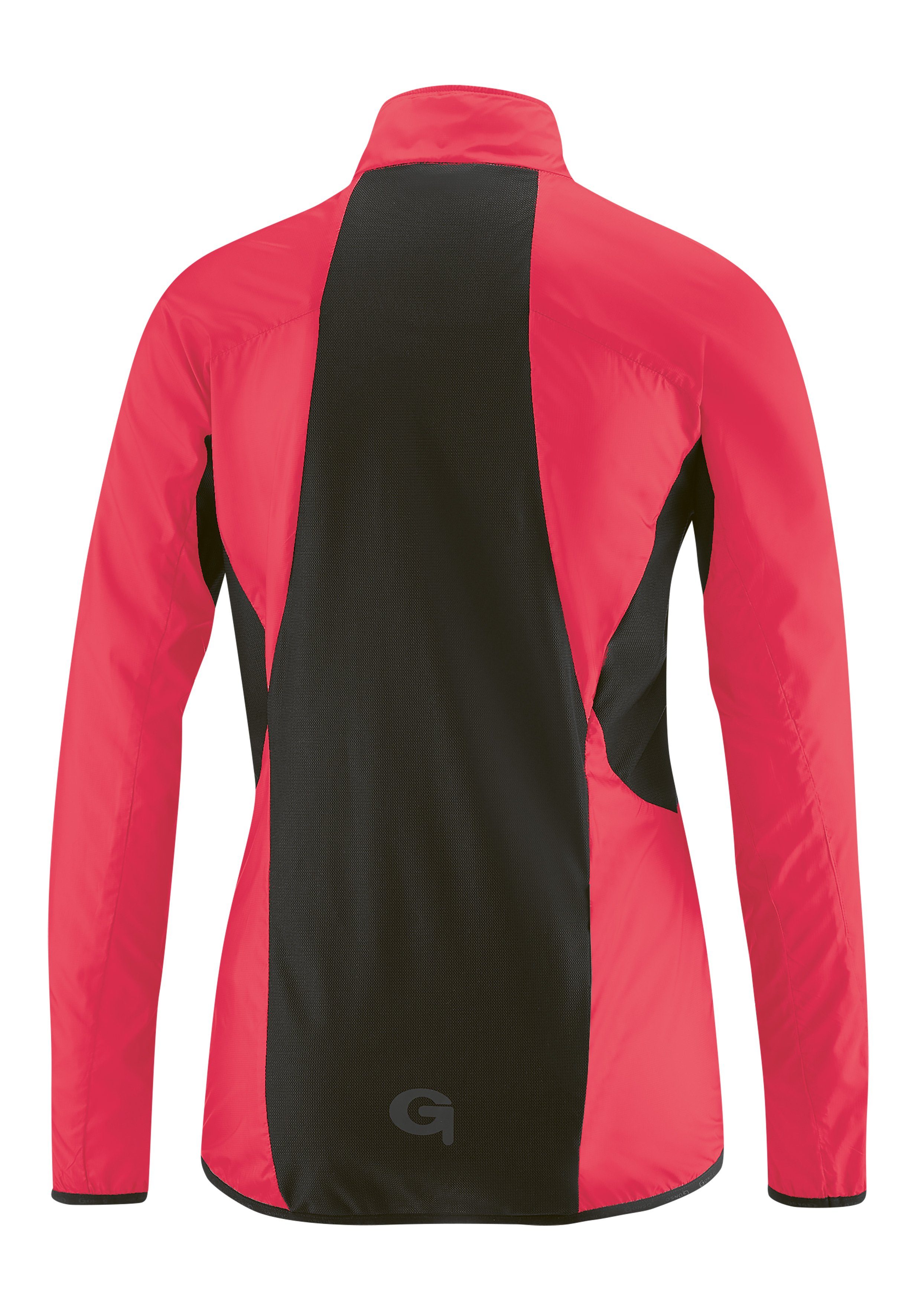 Gonso Fahrradjacke Scrivia Extra leicht, neonpink winddicht 100