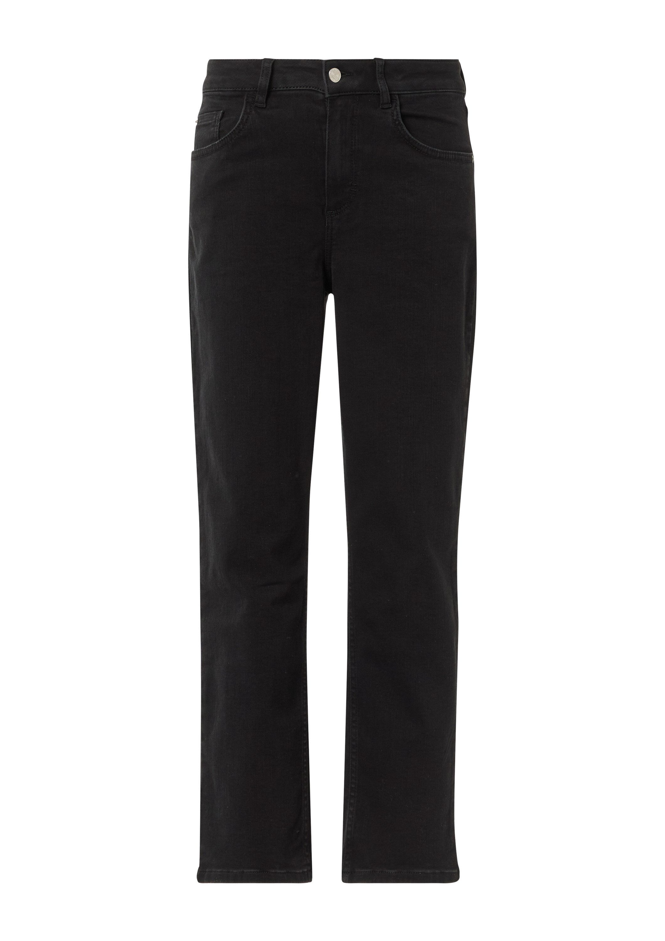 comma Regular-fit-Jeans Jeans-Hose Straight-Leg-Jeans aus Baumwollstretch