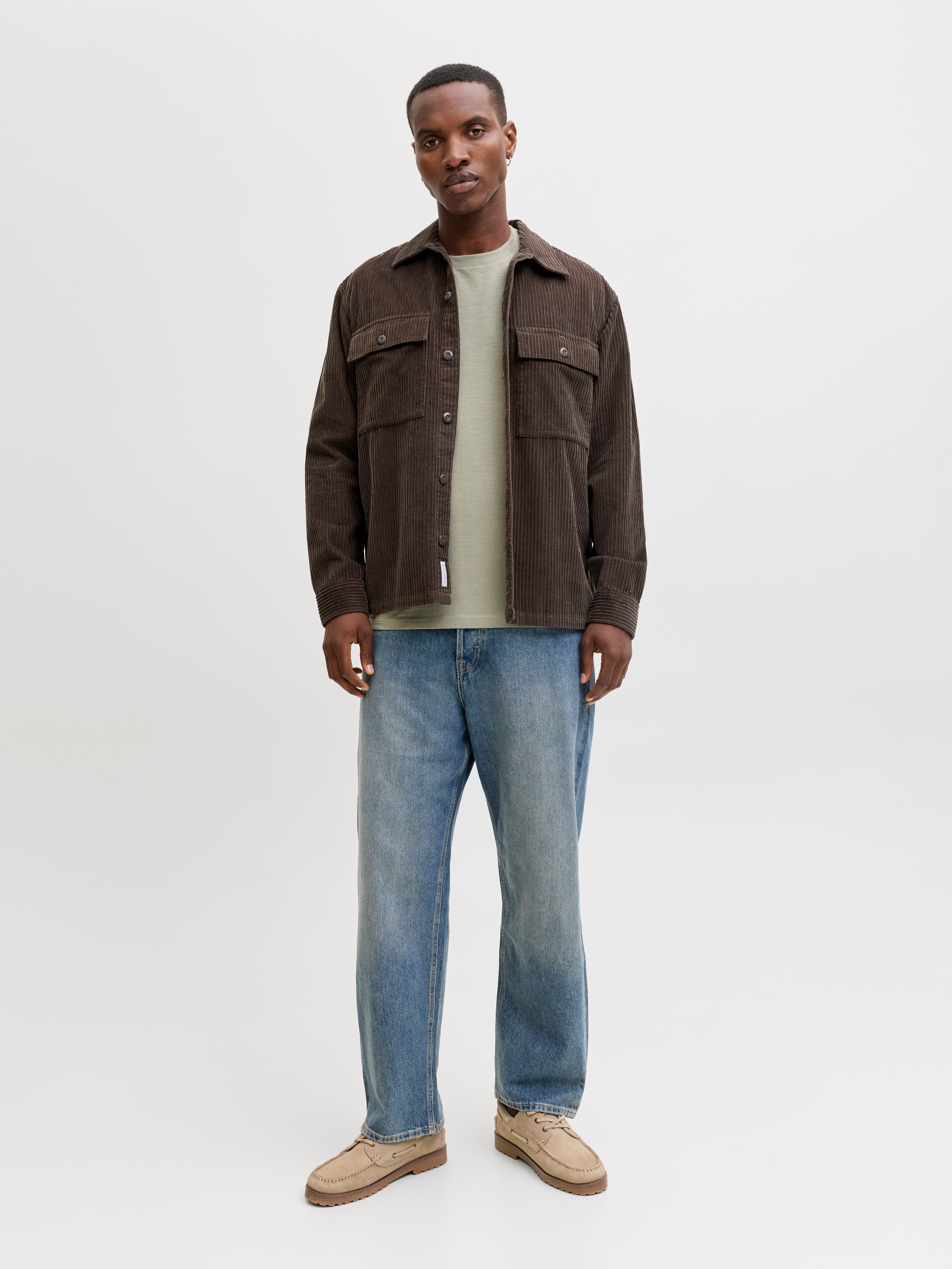 Jack & Jones Kurzarmshirt JJEDOVER SLUB TEE SS NOOS Baumwollmischung, relaxed fit – Bild 5 von 5