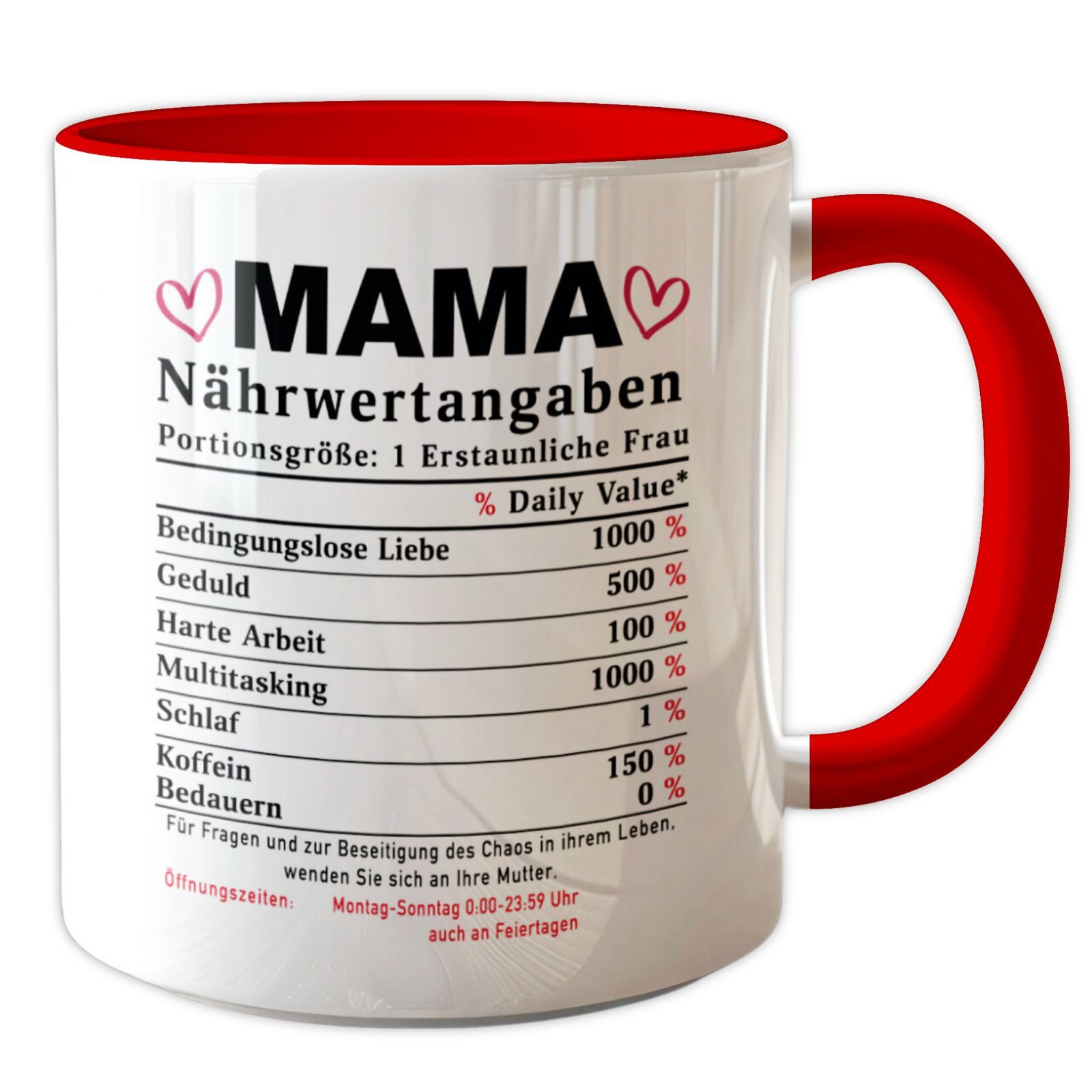 Giftandprint Tasse für Mutter - Mama Tasse als Geschenk zum Muttertag Muttertagsgeschenk, 1-tlg., Keramik, Muttertagsgeschenk, Geschenke für Frauen, Mit Geschenkbox