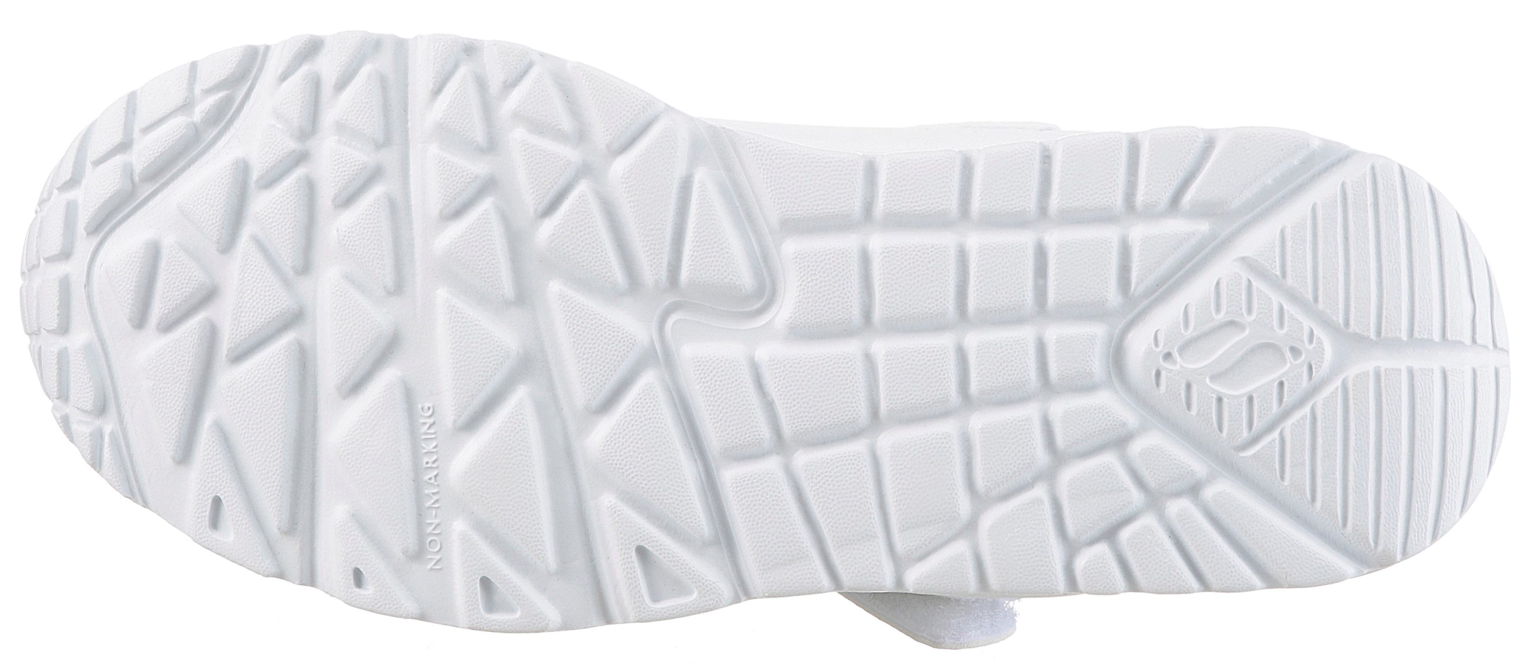 Skechers UNO LITE Sneaker Klettschuh mit bunten Herzen, Größenschablone zum Download – Bild 4 von 5