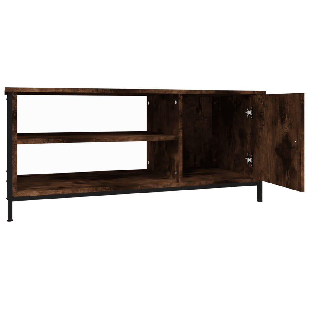 vidaXL TV-Schrank TV-Schrank (1-St) Holzwerkstoff cm Räuchereiche 100x40x45