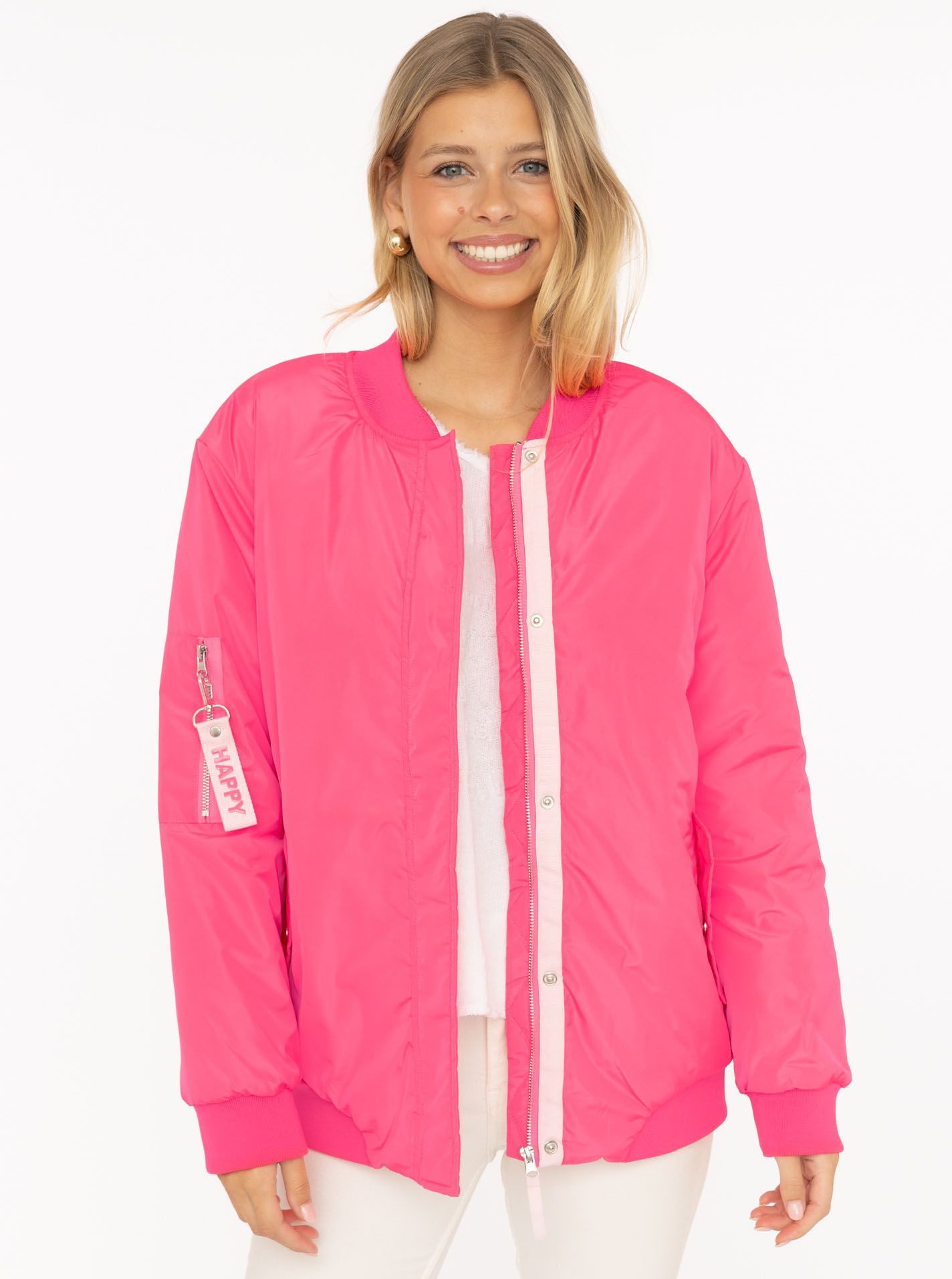 Zwillingsherz Bomberjacke Steppjacke "Happy" günstig online kaufen